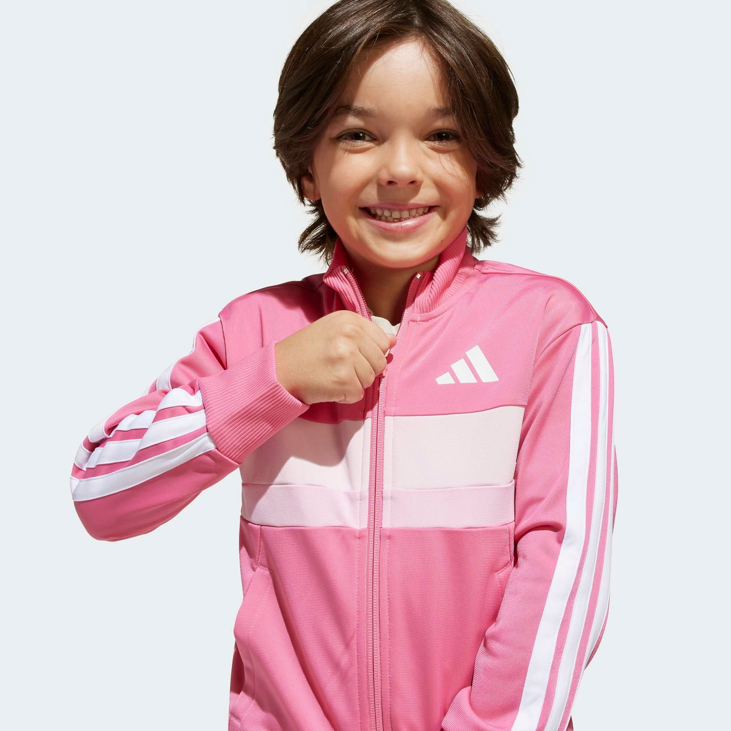 adidas Sportswear Trainingsanzug »SEASONAL ESSENTIALS TIBERIO 3-STREIFEN TRICOT KIDS« 2 Stk.