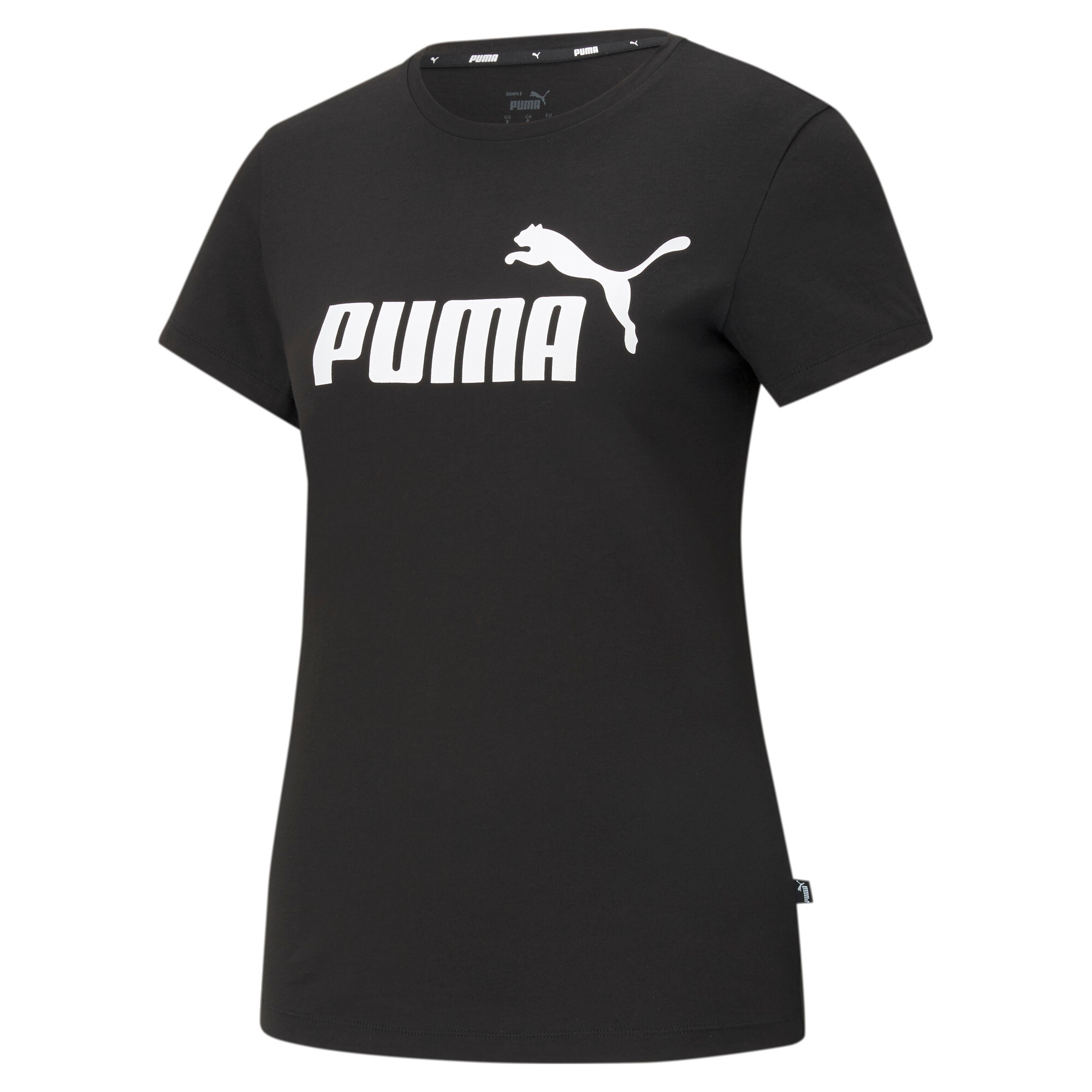PUMA T-Shirt »ESS LOGO TEE« Regular Fit, Kurzarm, sportlicher Look