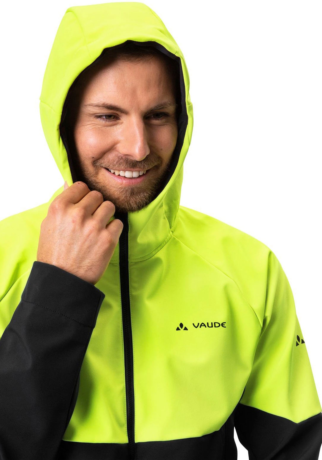 VAUDE Softshelljacke »MEN'S QIMSA SOFTSHELL JACKET«, mit Kapuze