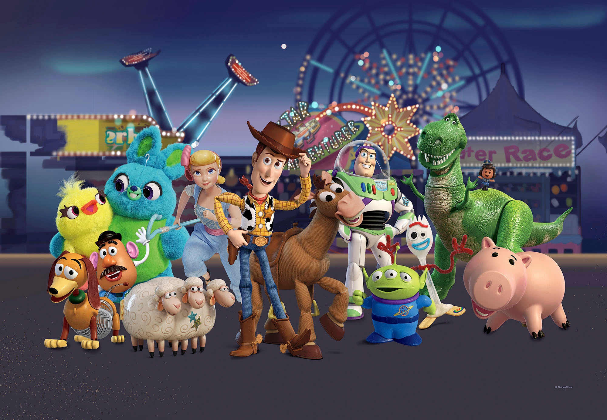 Komar Leinwandbild »Toy Story The Greatest Team - Grösse 60 x 40 cm«, Disney, (1 St., 60 x 40 cm (Breite x Höhe), Keilrahmenbild mit Echtholzrahmen, Kinderzimmer
