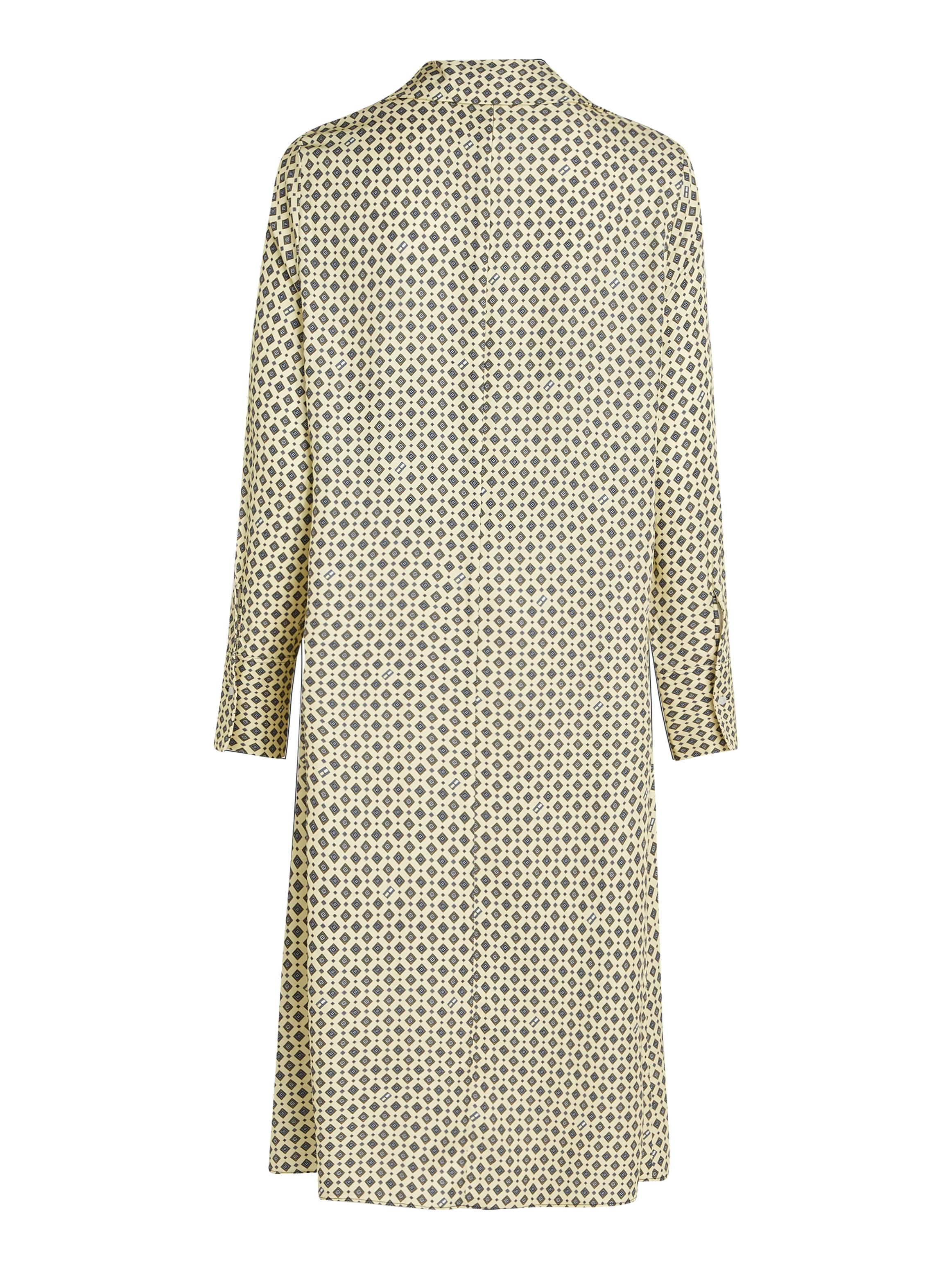 Tommy Hilfiger Blusenkleid »FOULARD DRAPED MIDI DRESS«, mit Tommy Hilfiger Markenlabel