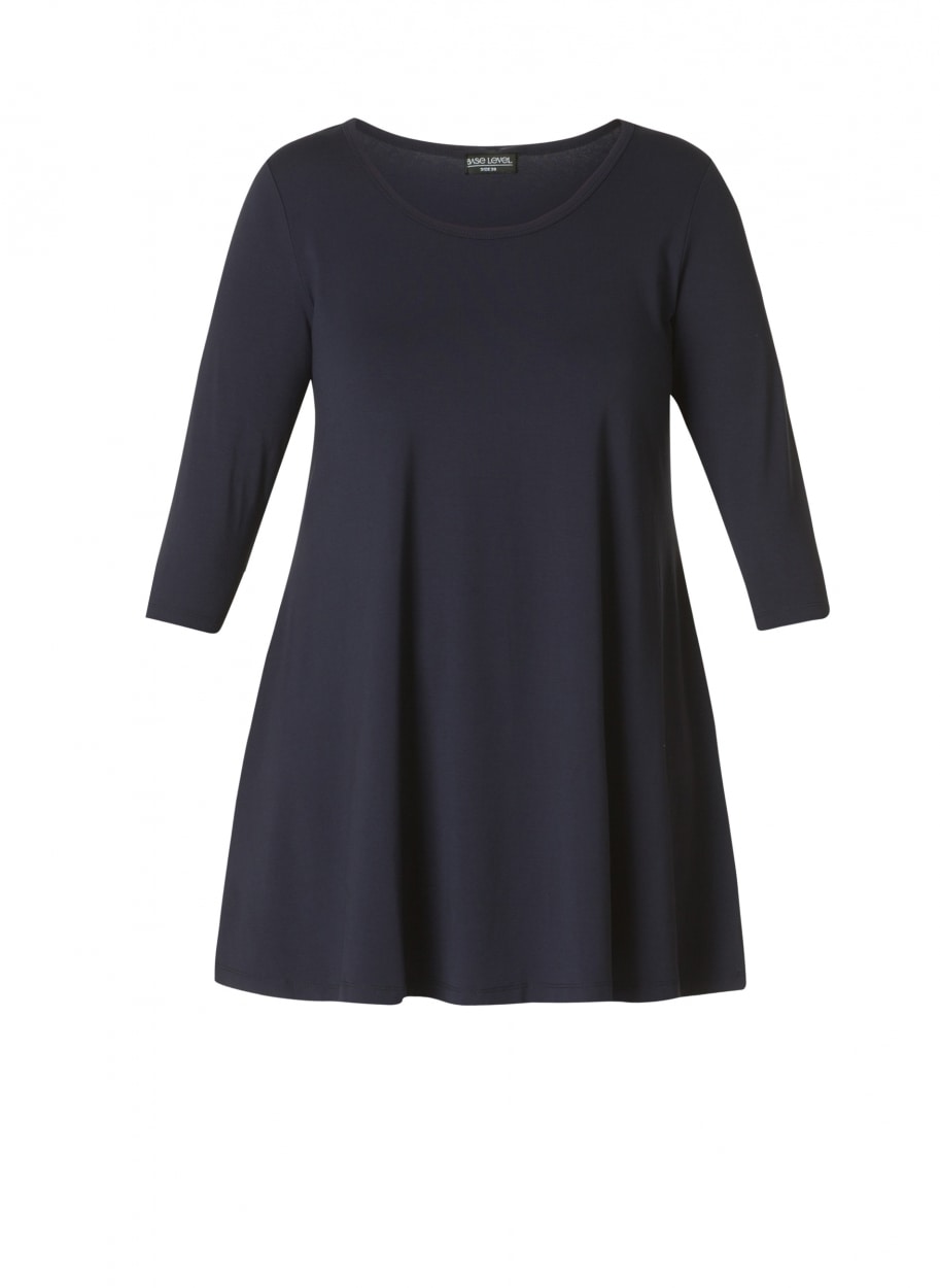 Base Level Curvy Tunikashirt »Aria« mit Rundhalsausschnitt