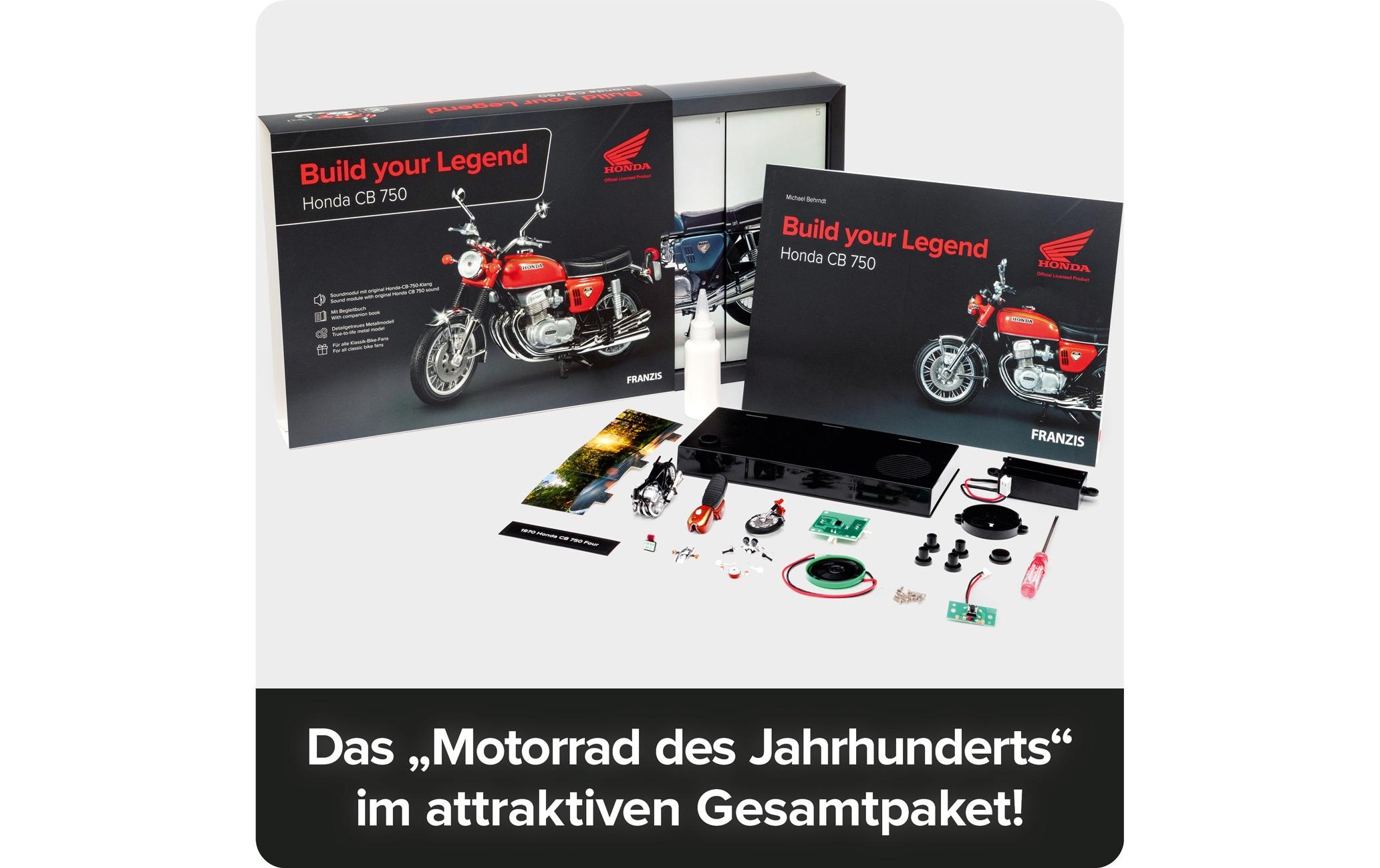Franzis Spielbausteine »Honda CB 750 Build your Legend 0,0583333333333333 DE/EN«
