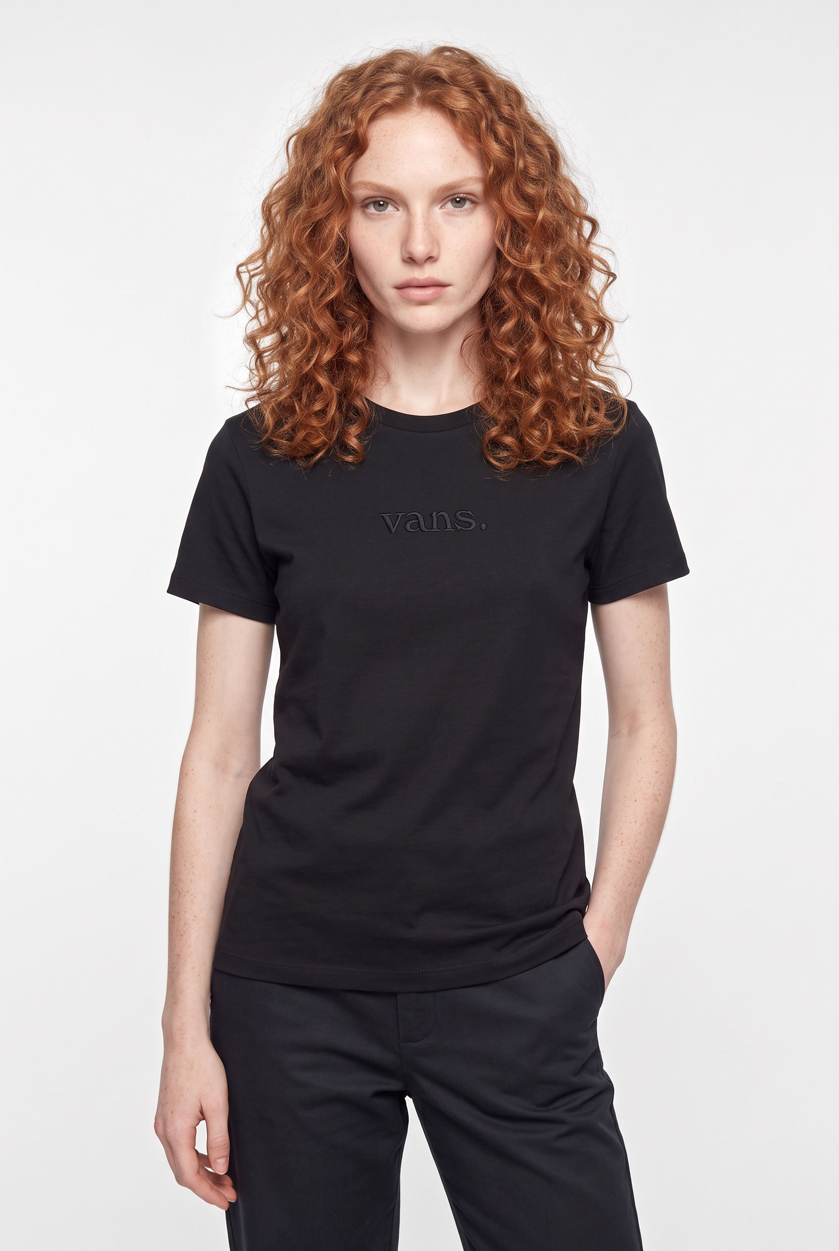 Image of Vans T-Shirt "W ESSENTIAL BFF SS" aus Baumwolle, auch in grossen Grössen