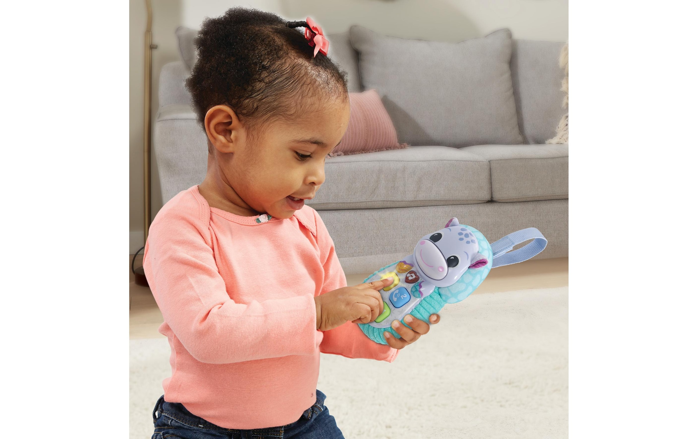 Vtech® Spieltelefon »Beschäftigungsspielzeug Allô Bébé Toudoux bleu -FR-«