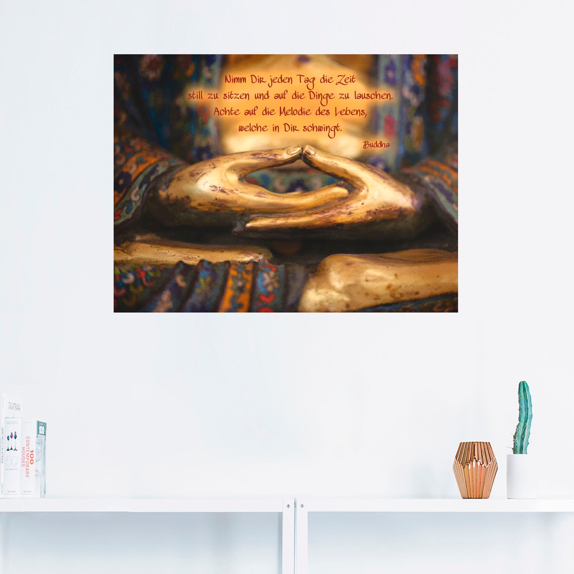 Artland Wandbild »Weisheit«, Religion, (1 St.), als Leinwandbild, Poster, Wandaufkleber in verschied. Grössen