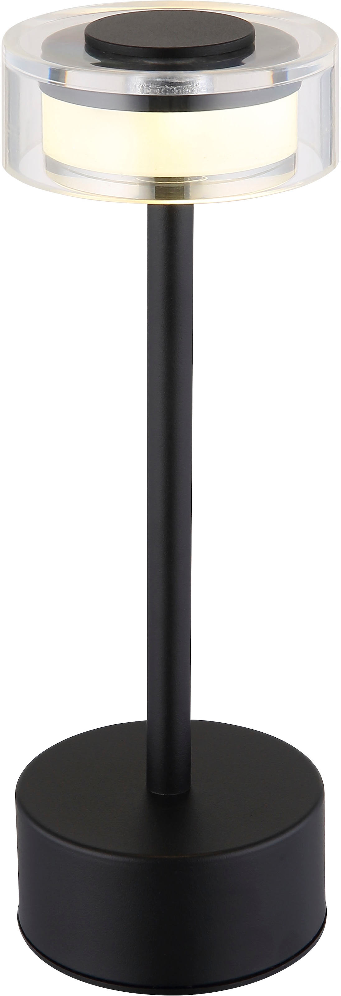 GLOBO LIGHTING Lampe de table LED »SHIRA« 1 cuis blanc chaud - blanc froid Akkutischleuchte, Touchdimmer, Lichttemperaturwechsel