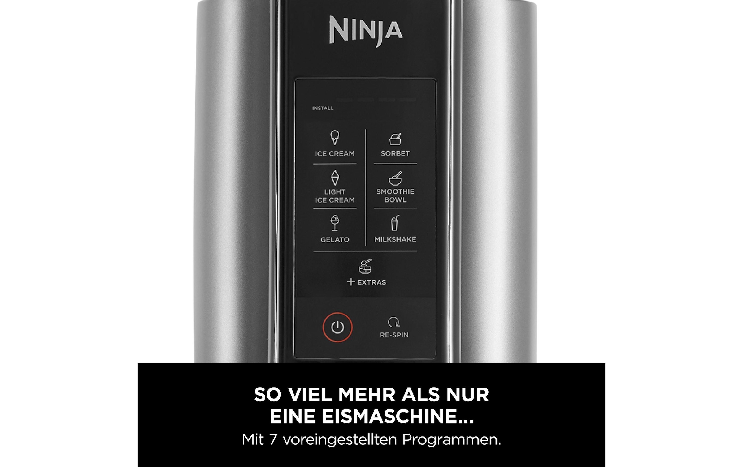 NINJA Eismaschine »NC302EU Creami« 0,47 l 800 W Mit 2 Dessertbehältern