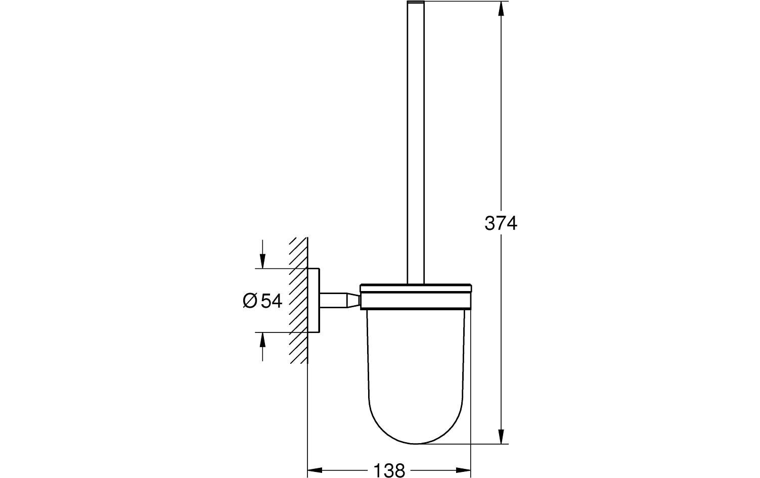 Grohe WC-Garnitur »Start Cosmopolitan«, aus Glas