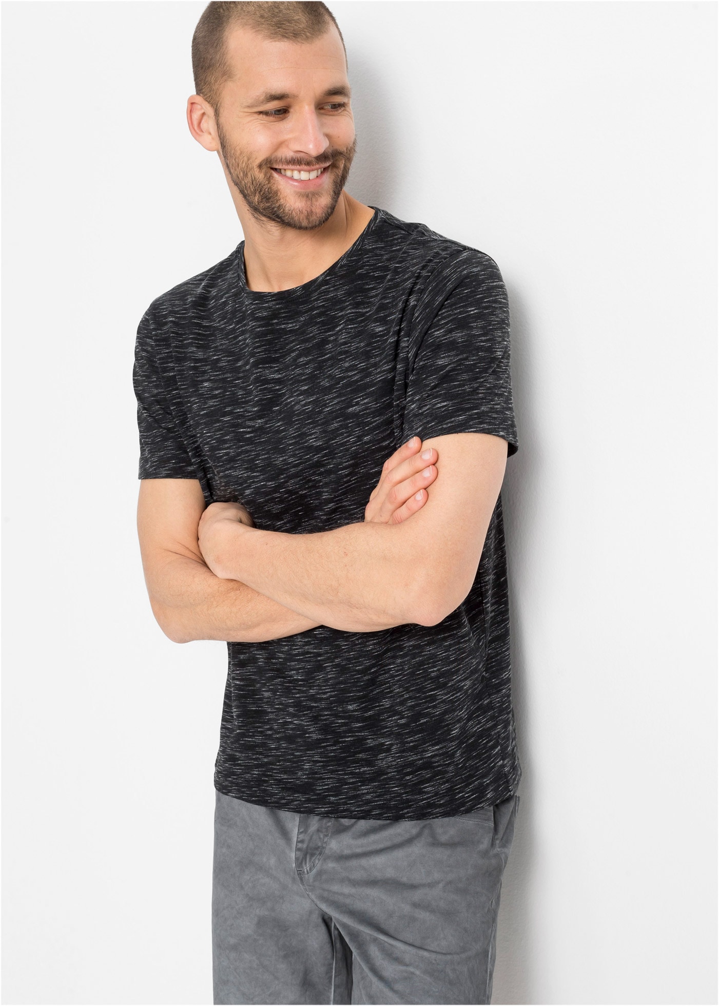 Image of bonprix T-Shirt Regular Fit, Kurzarm, für Alltag