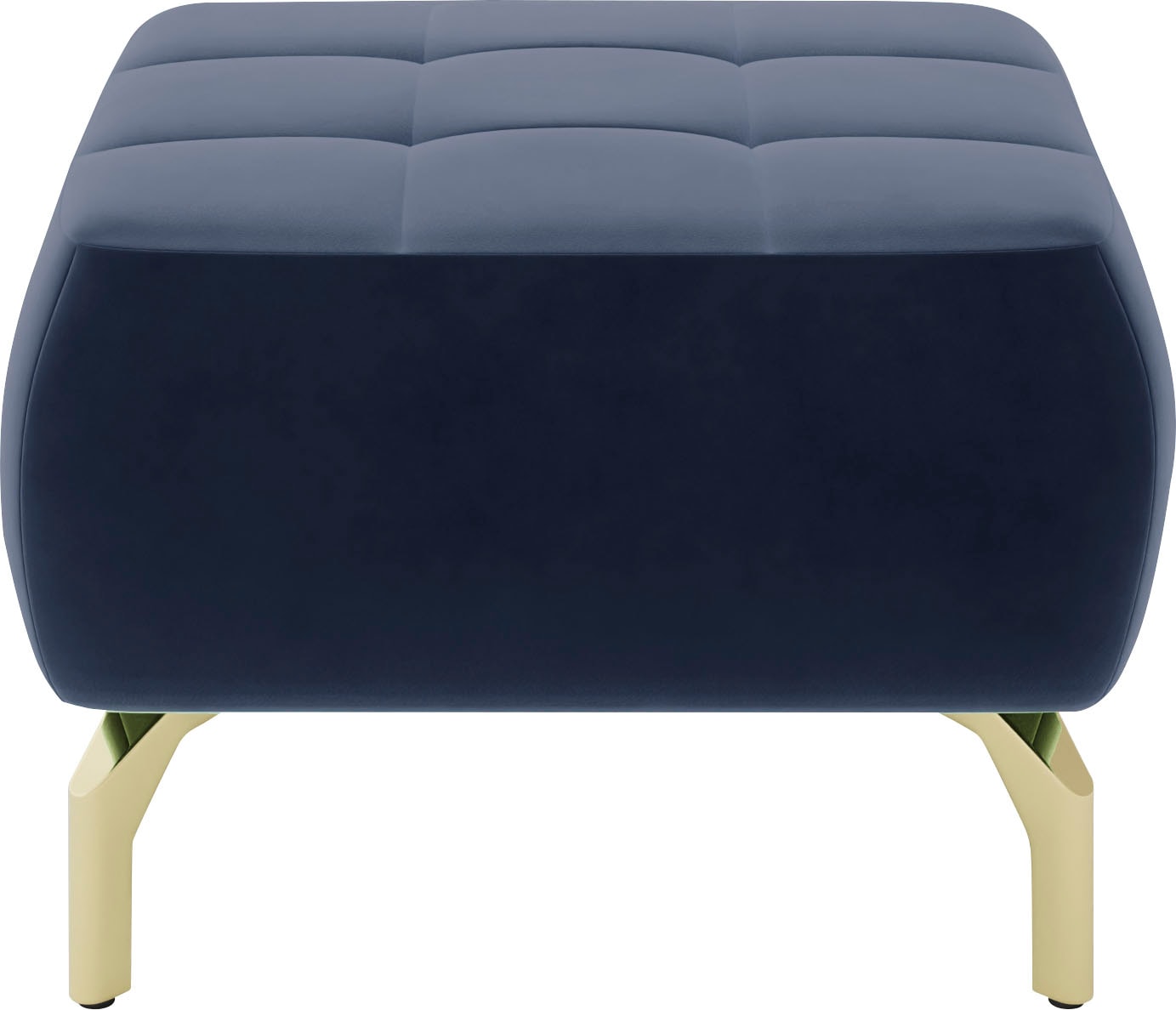 sit&more Polsterhocker »Orient 1«, goldfarbene Metallfüsse
