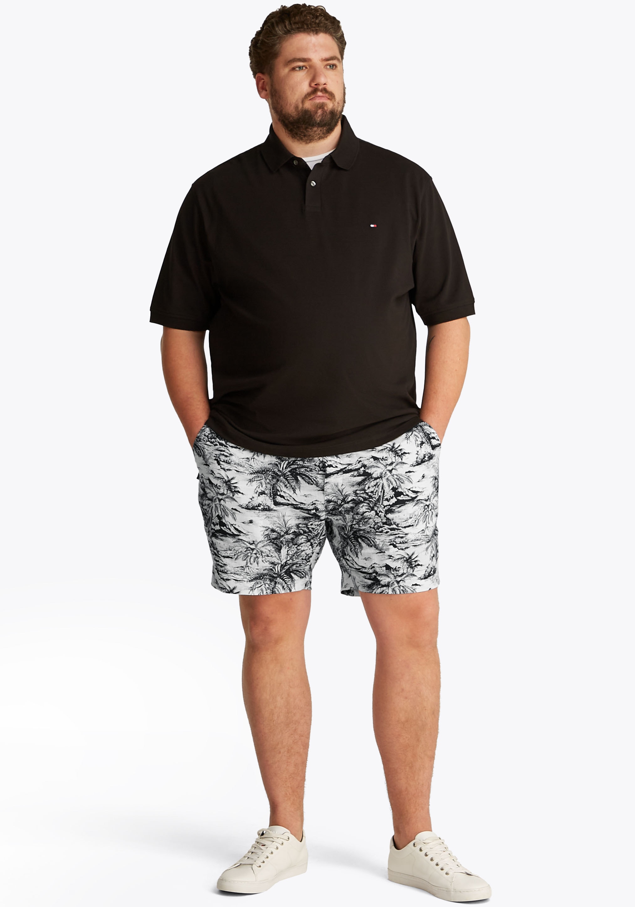 Tommy Hilfiger Big & Tall Chinoshorts »BT-BROOKLYN 7 INCH PRT SHORT-B«, Grosse Grössen, mit Allover-Druck