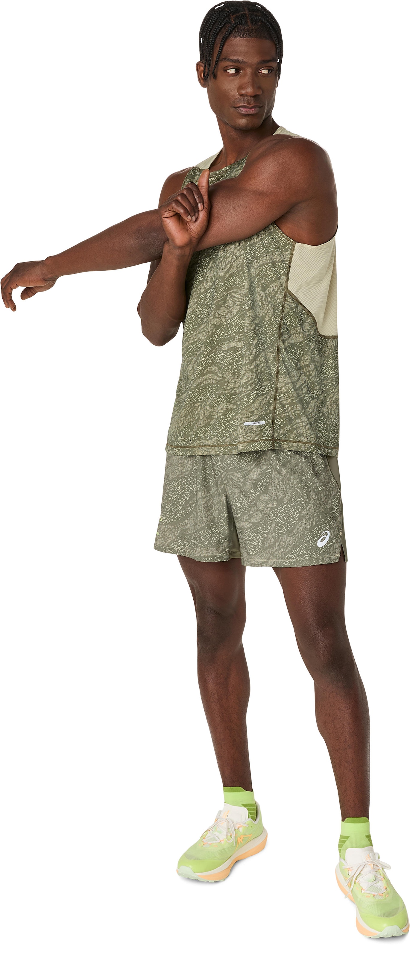 Asics Laufshorts »FUJITRAIL ALL OVER PRINT 5IN SHORT«