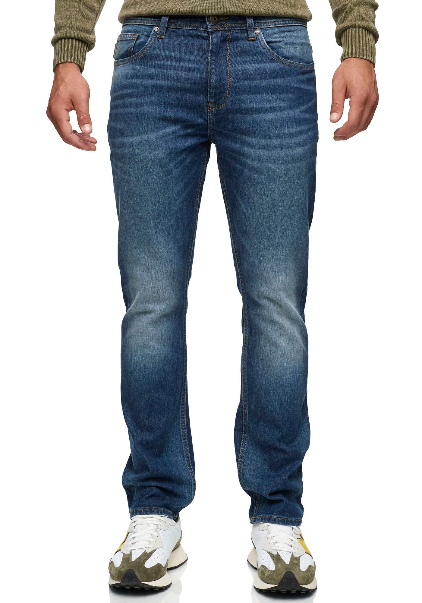 Image of Indicode Straight-Jeans "INValoy"