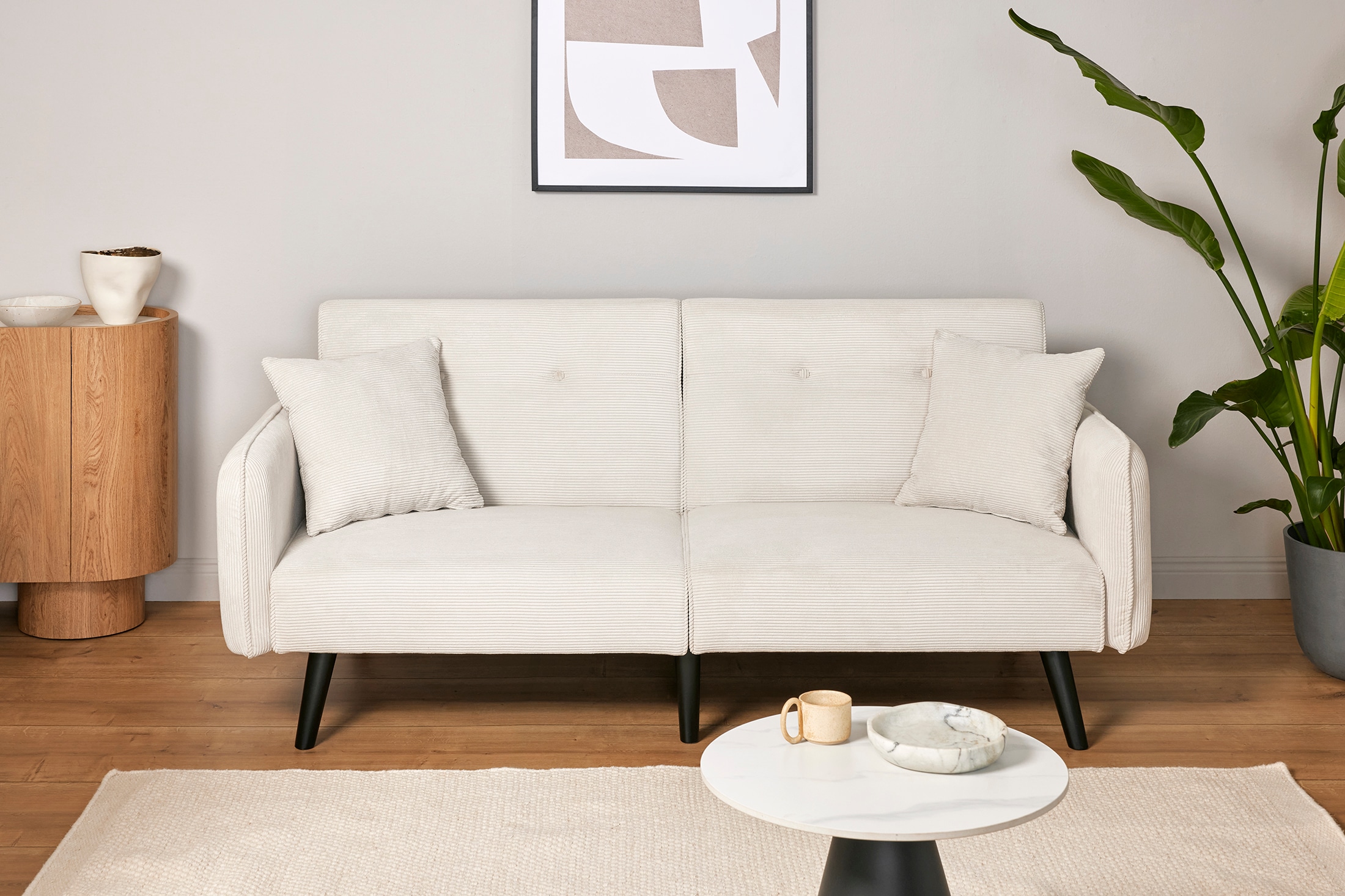 Jahnke Schlafsofa »CHILLAX DOT« mit Relax-und Schlaffunktion, inkl. Kissen, Breite 191 cm