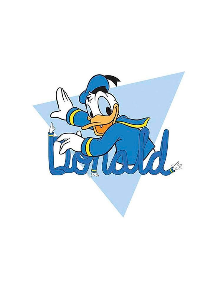 Image of Komar Bild "Donald Duck Triangle" Disney 1 Stk. tlg. Wandbild zur Dekoration im Kinderzimmer - ohne Rahmen