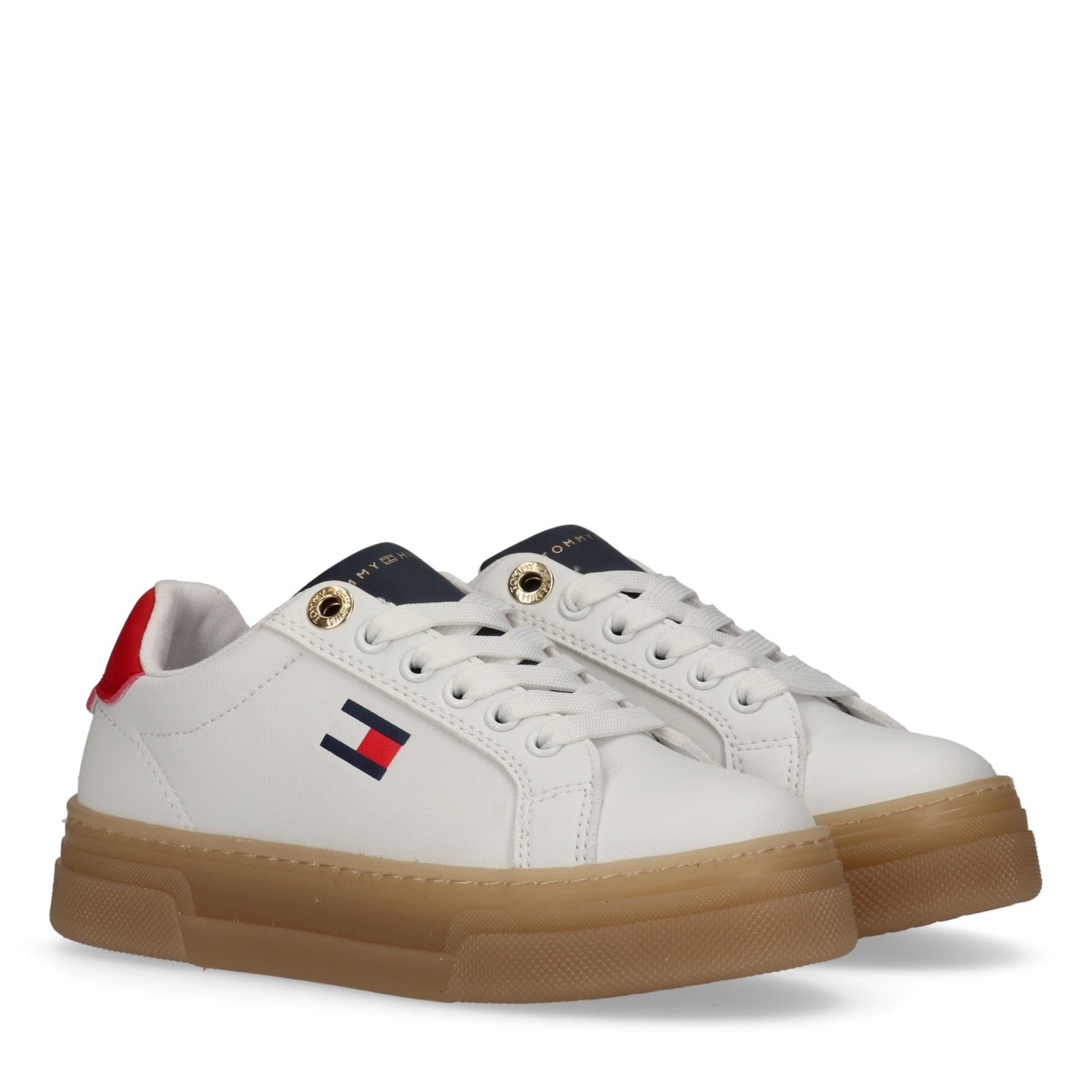 Image of Tommy Hilfiger Sneaker Retro Sneaker, Schnürschuh, Halbschuh mit Plateausohle