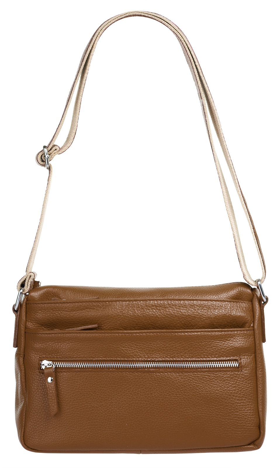 Samantha Look Umhängetasche echt Leder, Made in Italy