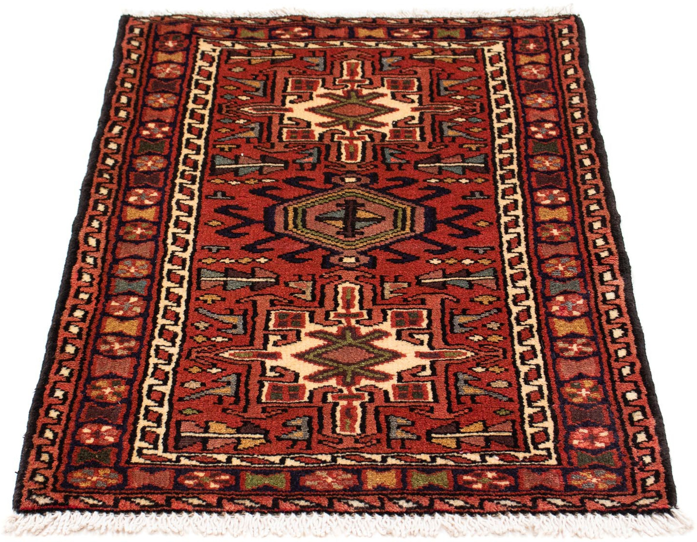 Image of morgenland Orientteppich »Perser - Nomadic - 105 x 65 cm - dunkelrot«, rechteckig, 10 mm Höhe, Wohnzimmer, Handgeknüpft, Einzelstück mit Zertifikat bei Ackermann Versand Schweiz