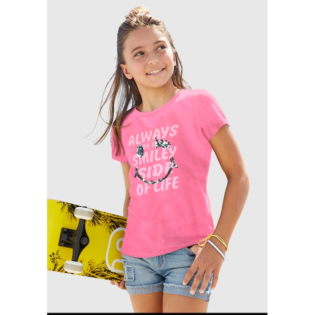 Trendige KIDSWORLD T-Shirt, mit Wendepailletten ohne Mindestbestellwert  bestellen