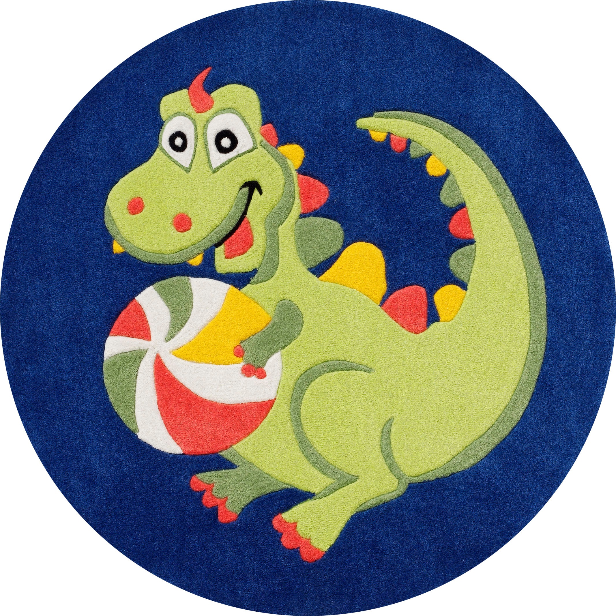 Image of Böing Carpet Kinderteppich »BC Kids-1362«, rund, 11 mm Höhe, Motiv Drache, Kinderzimmer bei Ackermann Versand Schweiz