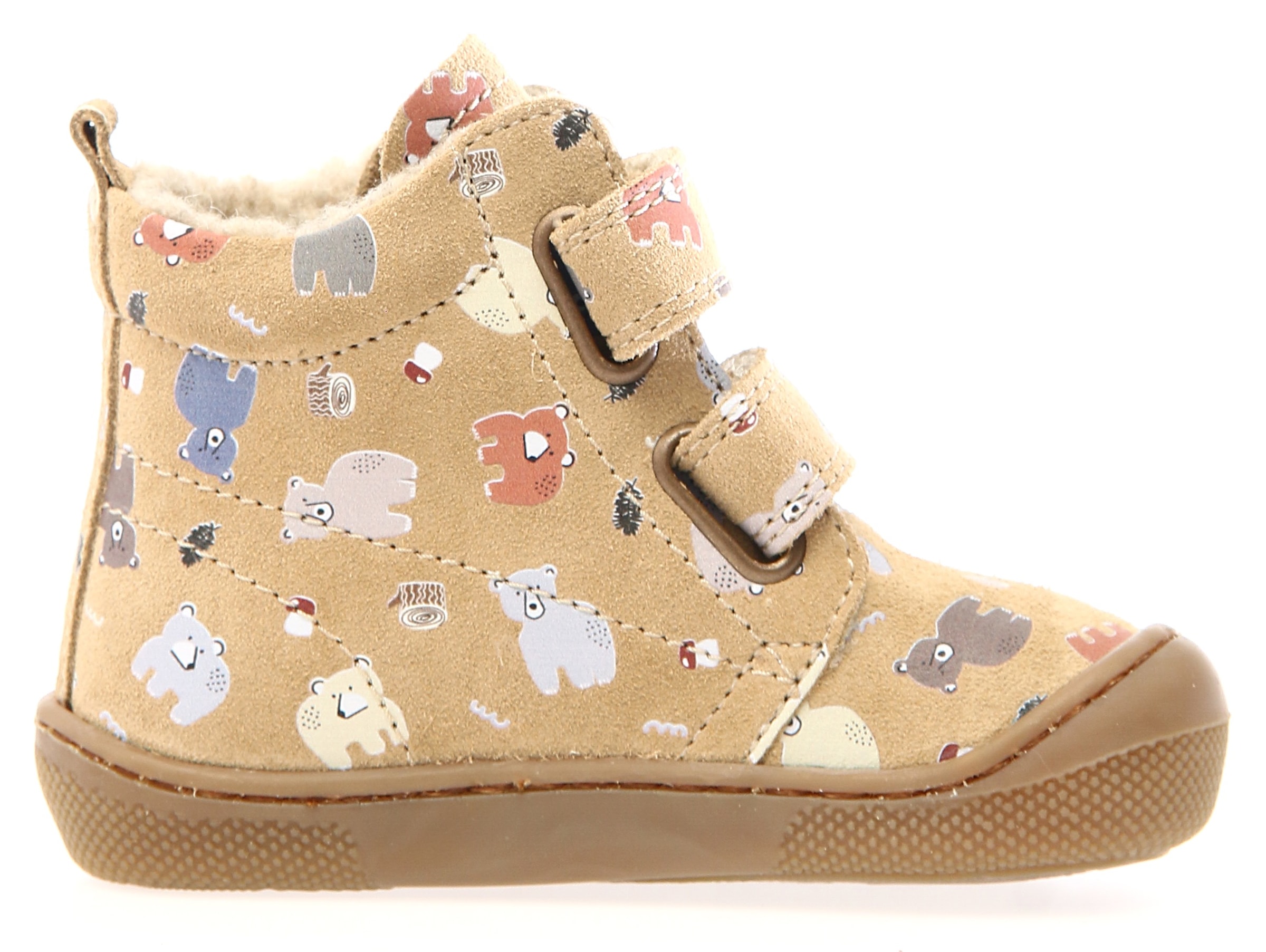 Naturino Chaussures de marche »Wigghi«  chaussure pieds nus imprimée lamas, gabarit de taille à télécharger