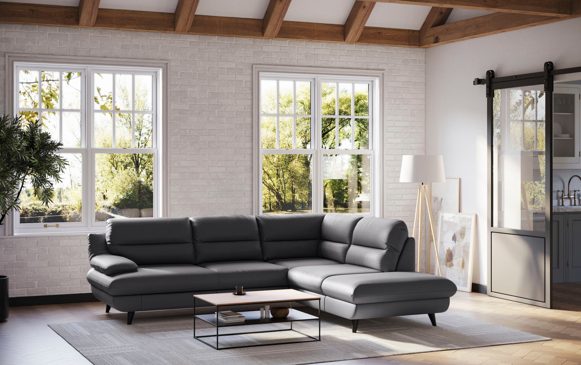 Image of COTTA Ecksofa "Pike L-Form, B: 266 cm" optional Bettfunktion & Bettkasten