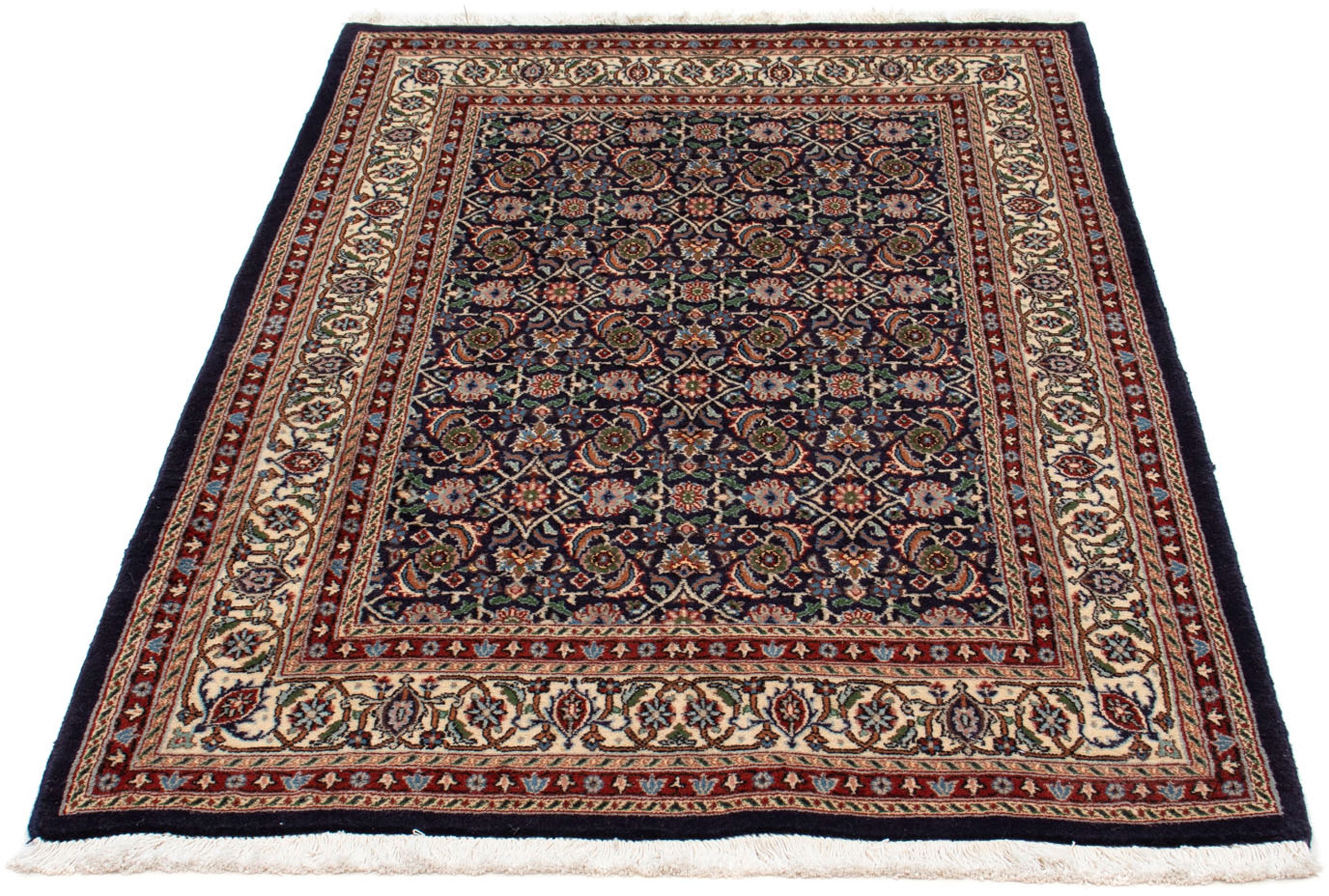 Image of morgenland Orientteppich »Perser - Classic - 148 x 96 cm - dunkelblau«, rechteckig, 10 mm Höhe, Wohnzimmer, Handgeknüpft, Einzelstück mit Zertifikat bei Ackermann Versand Schweiz