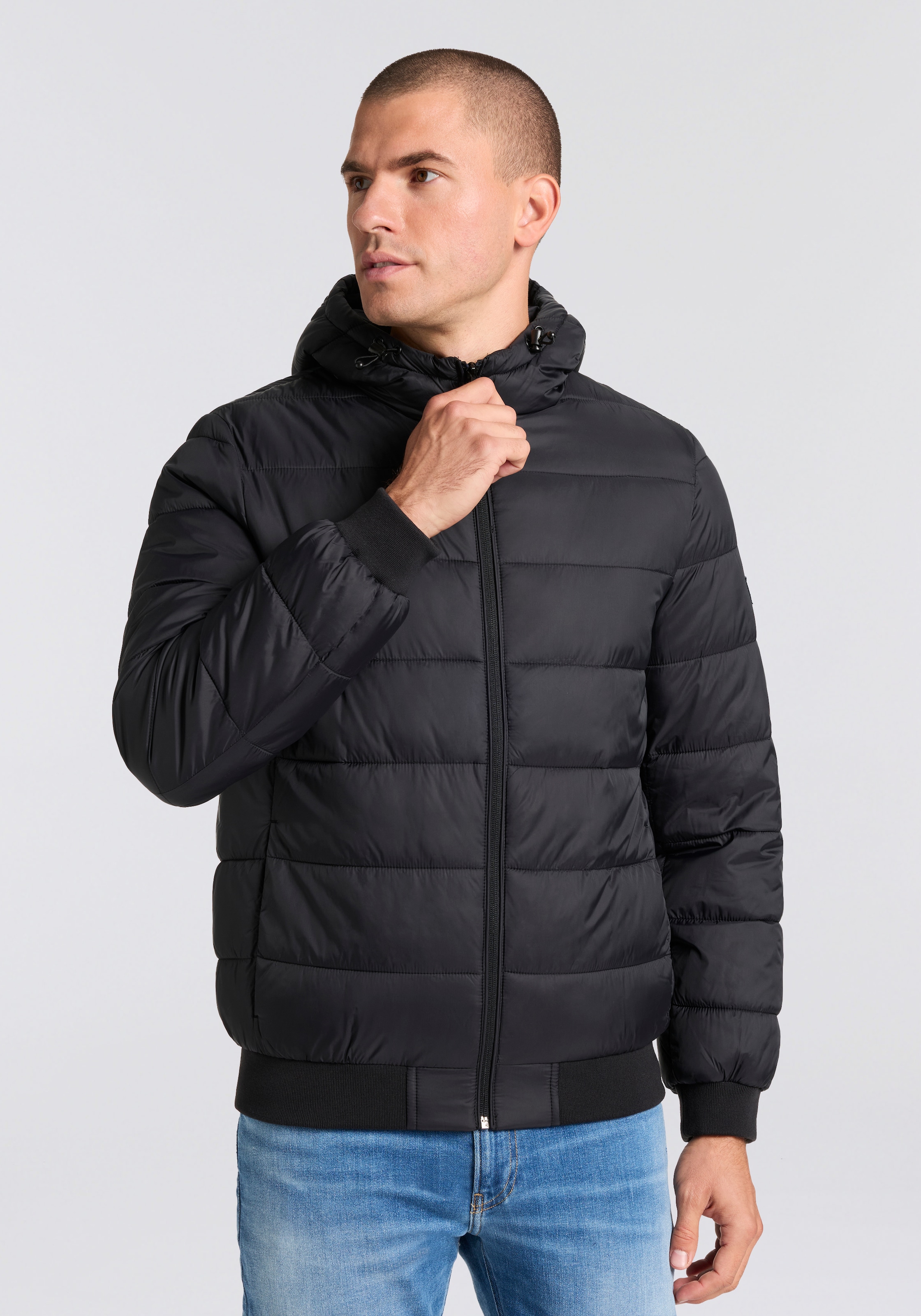 Image of Pepe Jeans Steppjacke "PUFFER HOOD" mit Kapuze Regular Fit mit Kapuze