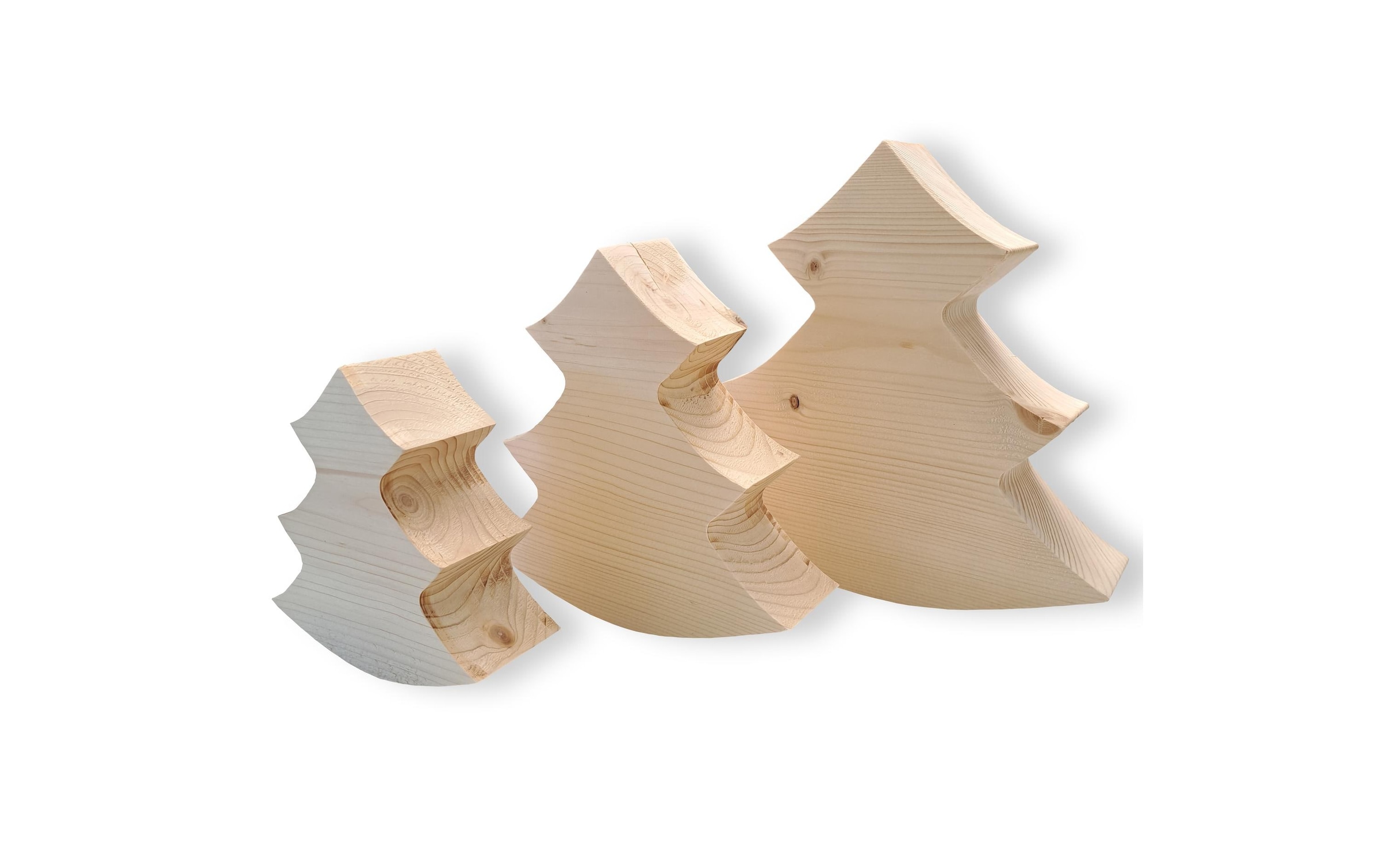 Holz Zollhaus Figurine de décoration »Massivholz Tannenbaum«