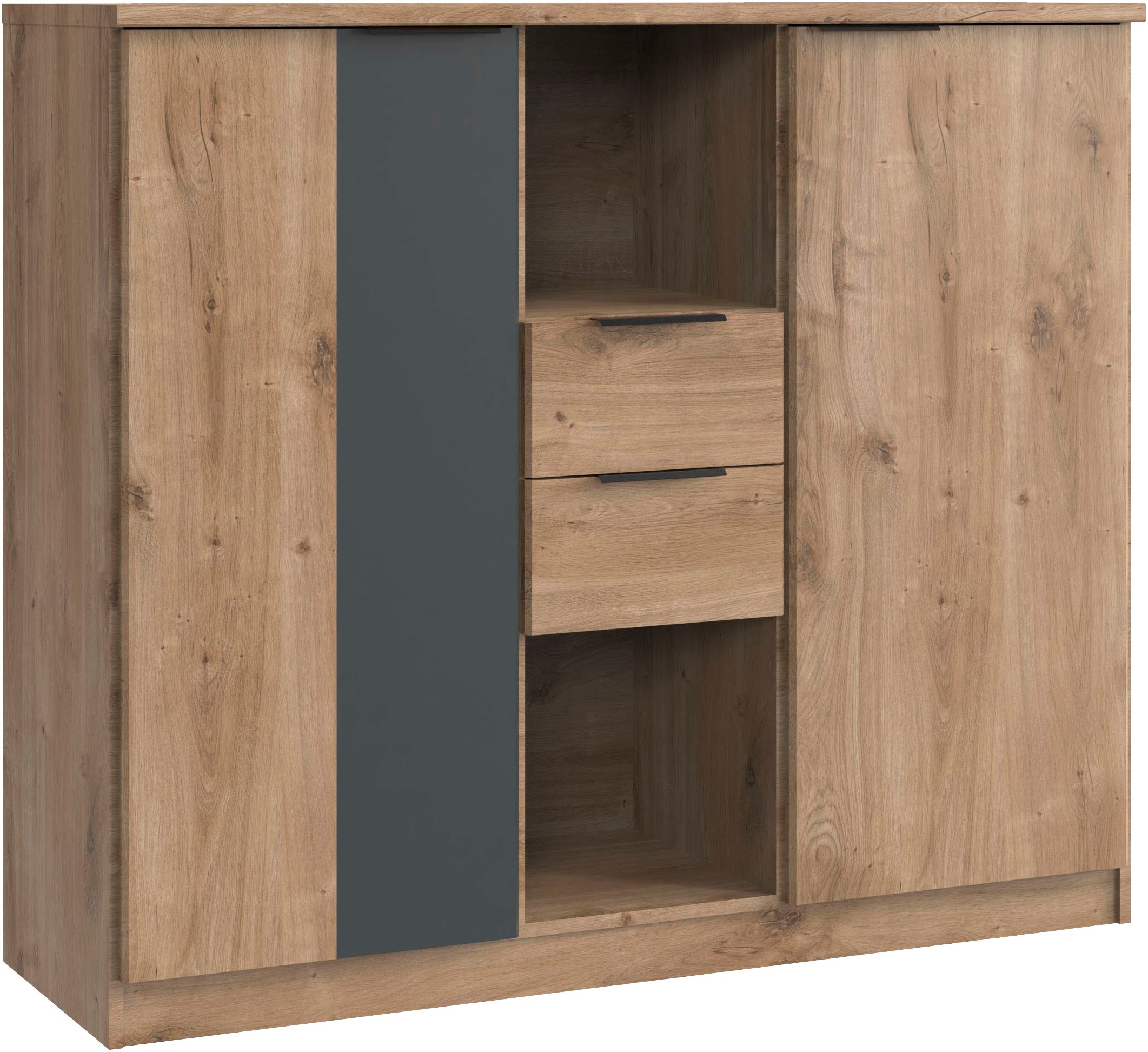 Image of Wimex Highboard "Texel in der Breite 122cm, inkl. zwei Schubladen" Schubkastenschienen aus Metall