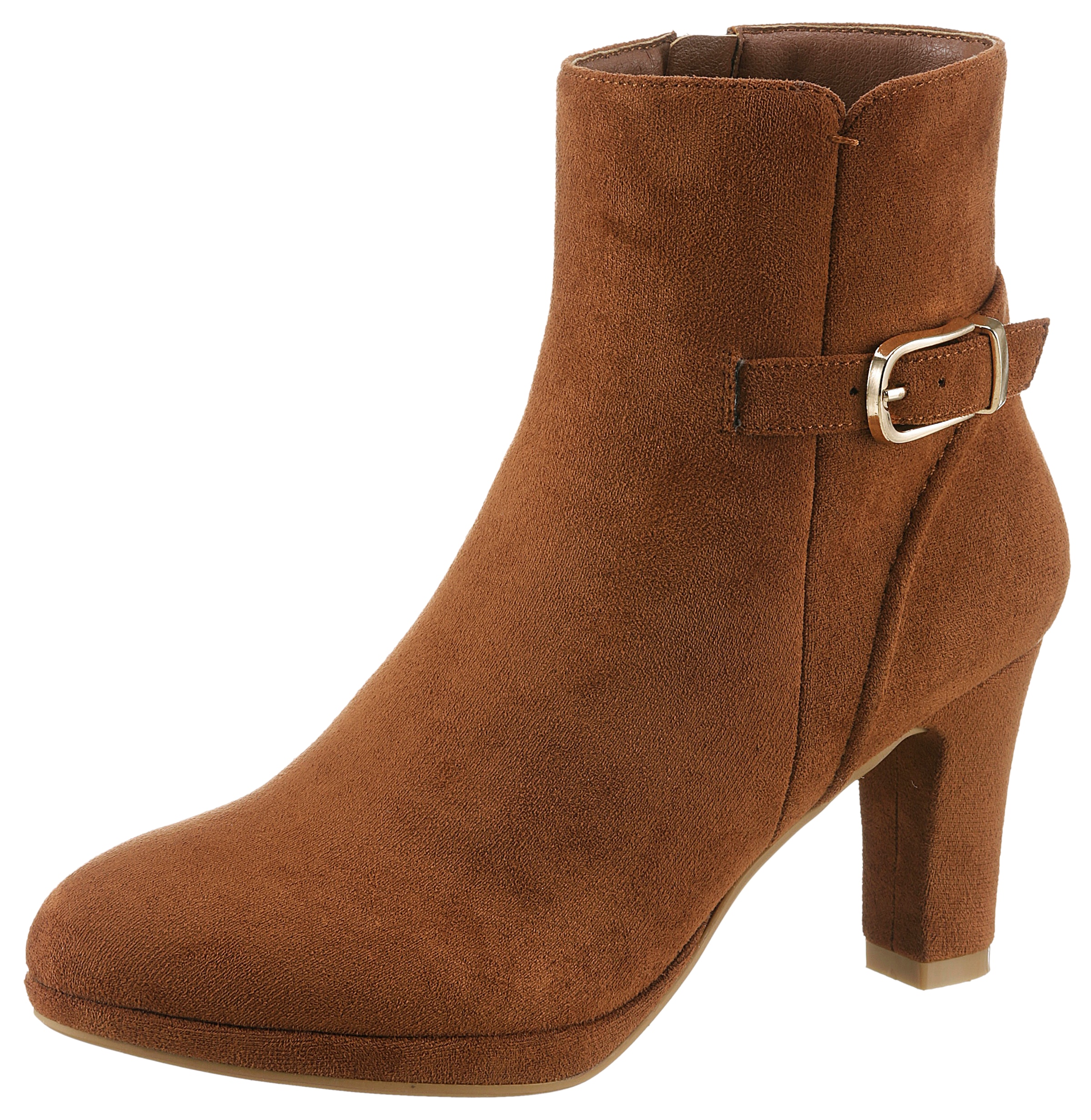 Aniston SHOES Stiefelette, Reissverschluss-Stiefelette, Trichterabsatz - NEUE KOLLEKTION