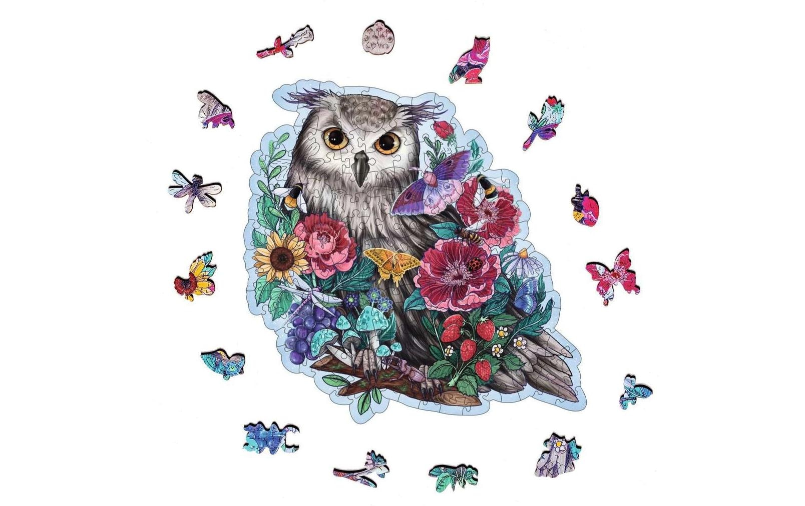 Ravensburger Puzzle »Wooden, Geheimnisvolle Eule« fabriqué en Europe