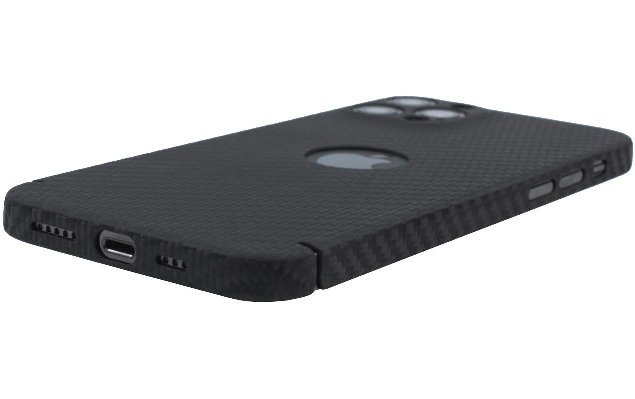 nevox Handyhülle »Carbon Series Cover Logo Window« iPhone 14 Pro Max