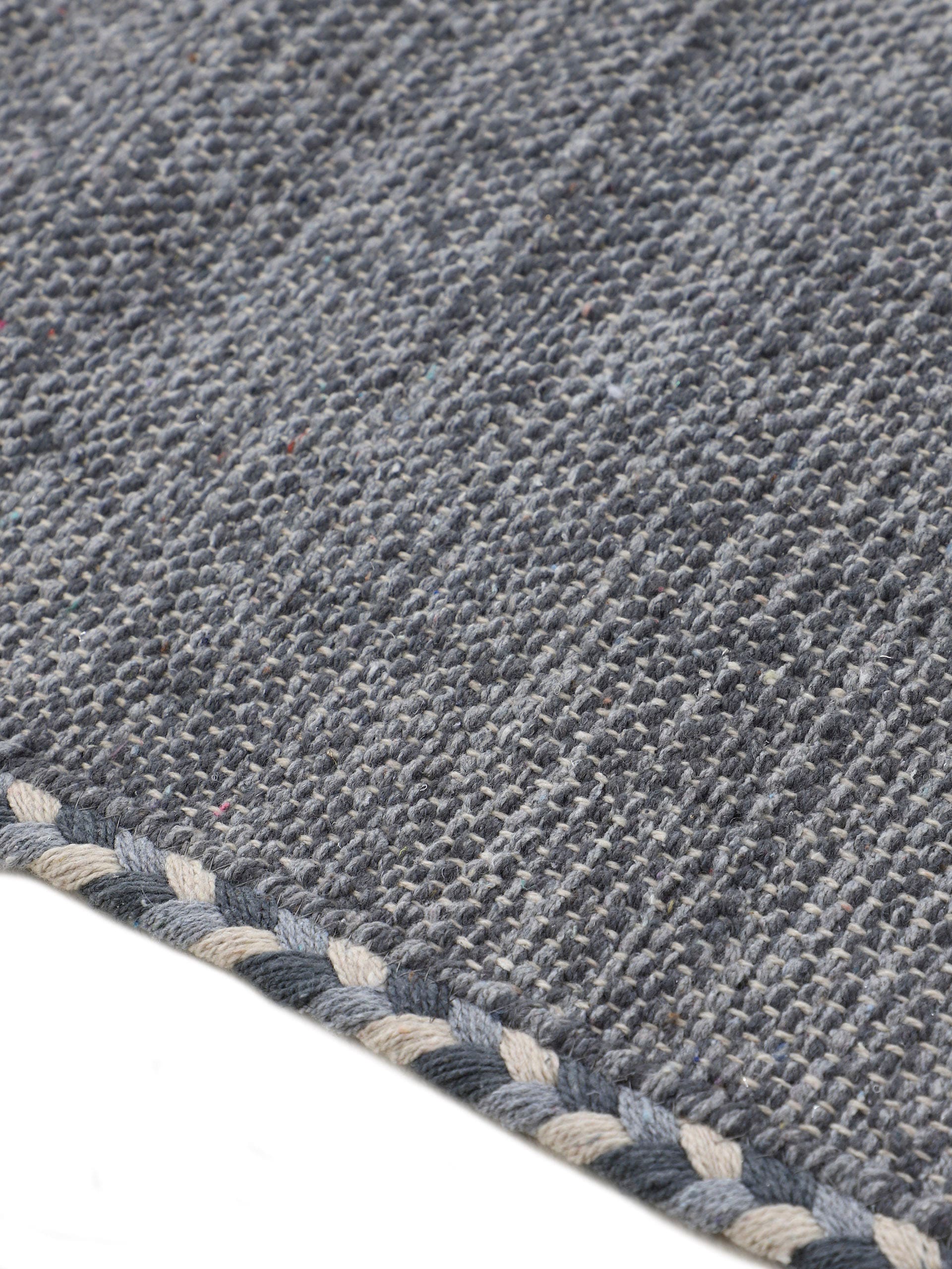 carpetfine Teppich »Kelim Azizi«, rechteckig, 5 mm Höhe, Baumwolle, Wendeteppich mit Fransen, Wohnzimmer
