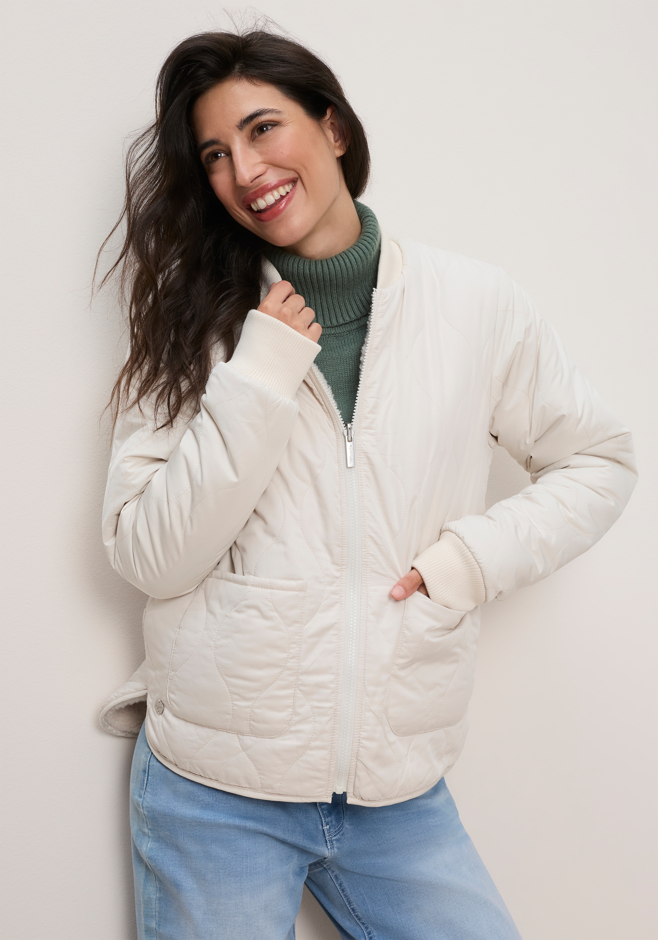 Image of Tamaris Wendejacke 2- in- 1 Jacke mit Teddyfleece und Steppjacke Übergangsjacke