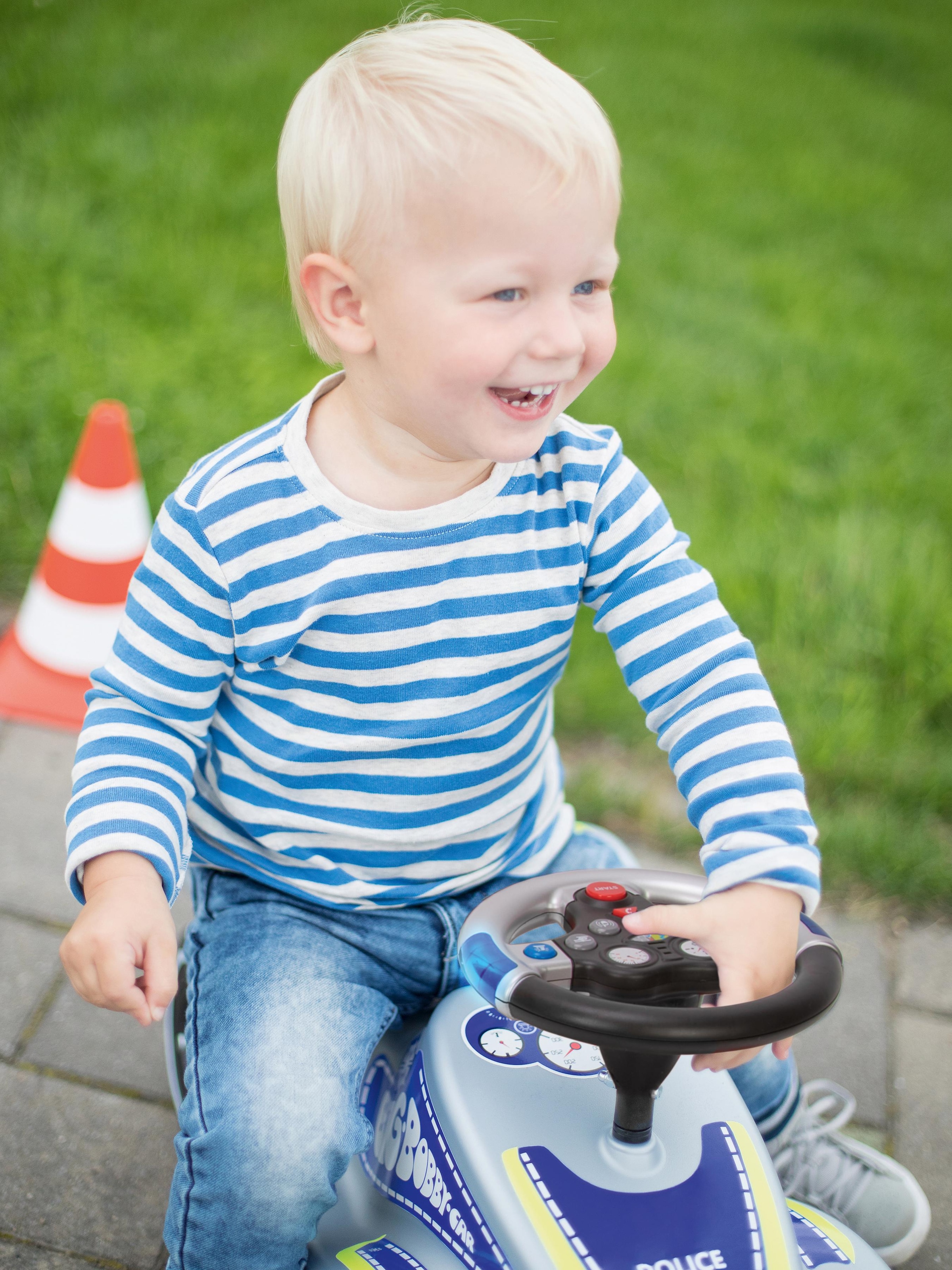 BIG Spielfahrzeug-Lenkrad »BIG Rescue Sound Wheel«, mit Licht- und Soundfunktion