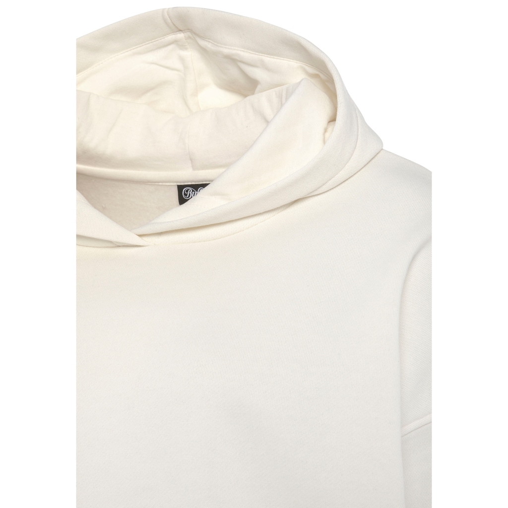 Buffalo Hoodie »-Kapuzensweatshirt mit Rückenprint«, und Rippbündchen, Loungeanzug