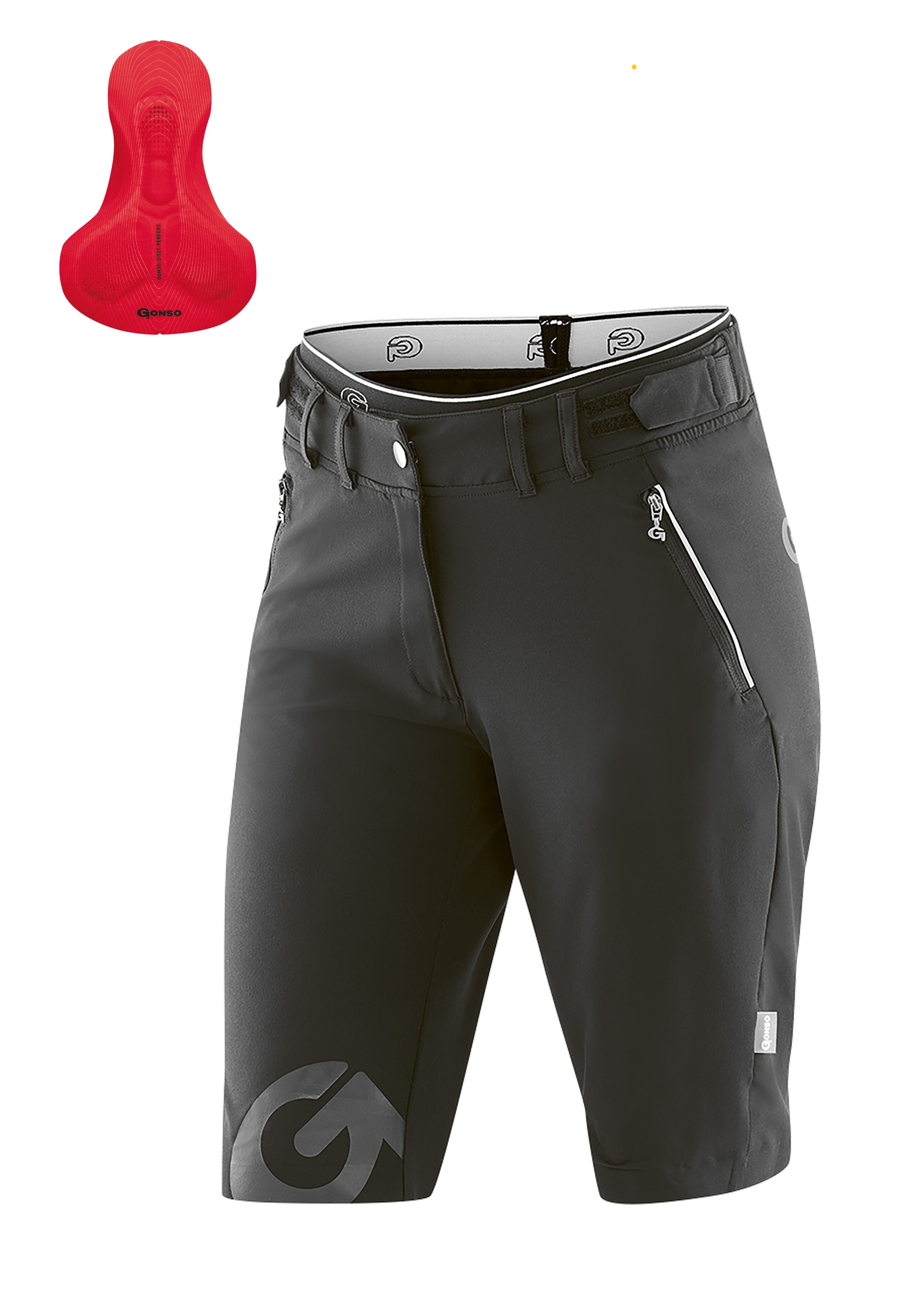 Image of Gonso Fahrradhose »Sitivo Shorts W«, Bikeshorts mit innovativem Sitzpolsterkonzept bei Ackermann Versand Schweiz