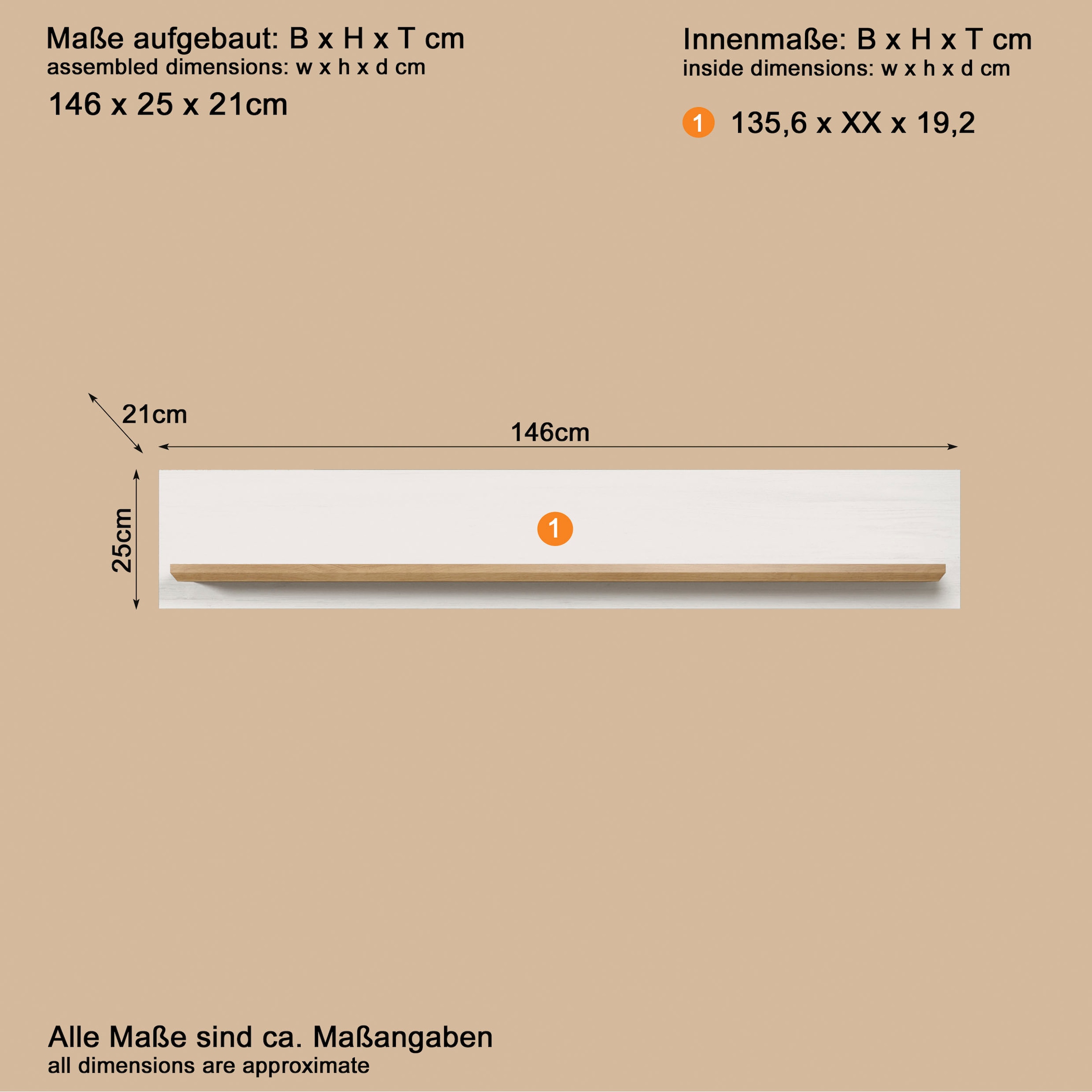 Home affaire Tableau mural »Nybro« Breite 146 cm