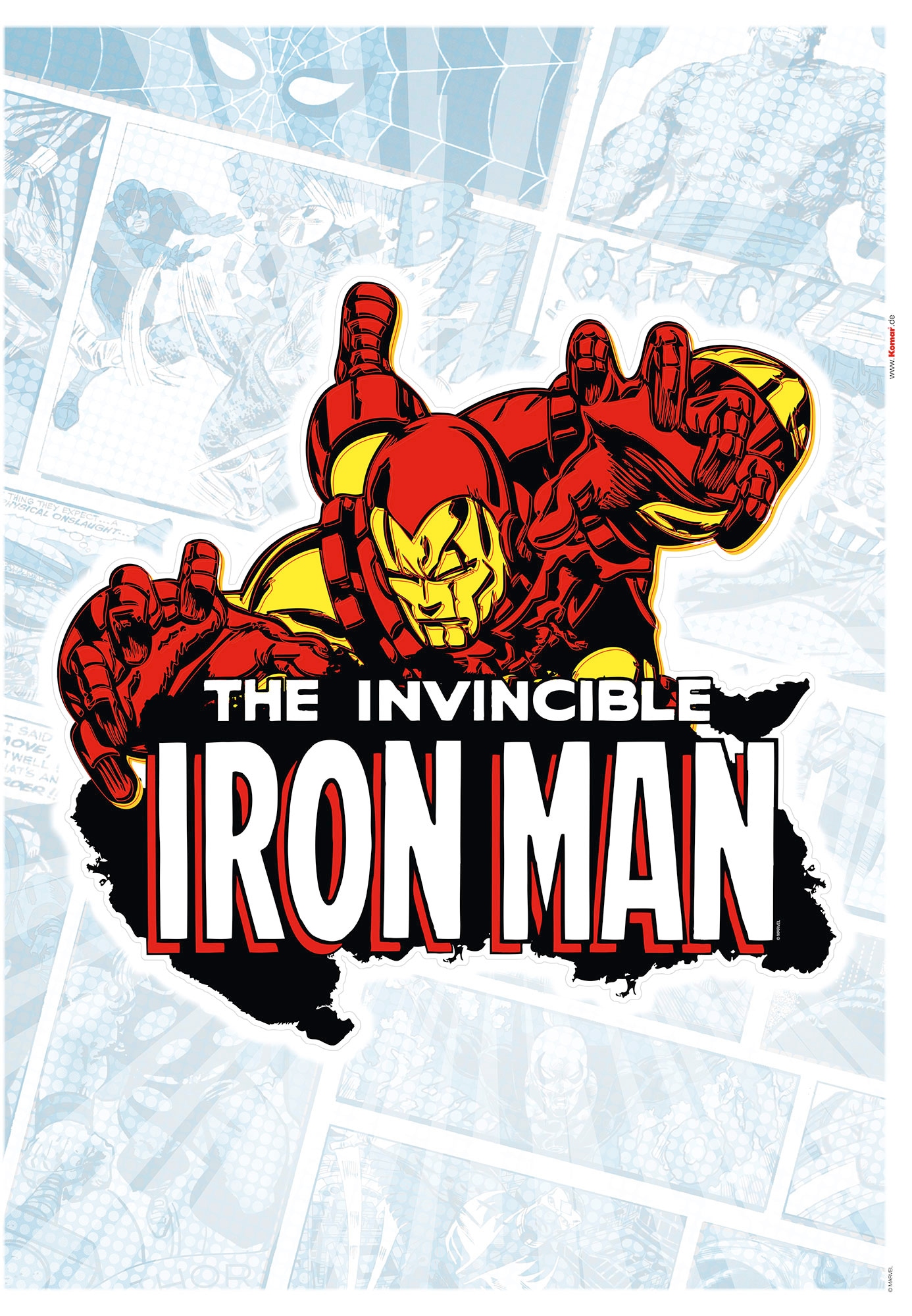 ♕ Komar Wandtattoo »Iron Man versandkostenfrei St.), Comic Wandtattoo cm x (Breite Classic«, 50x70 selbstklebendes Höhe), (1 auf