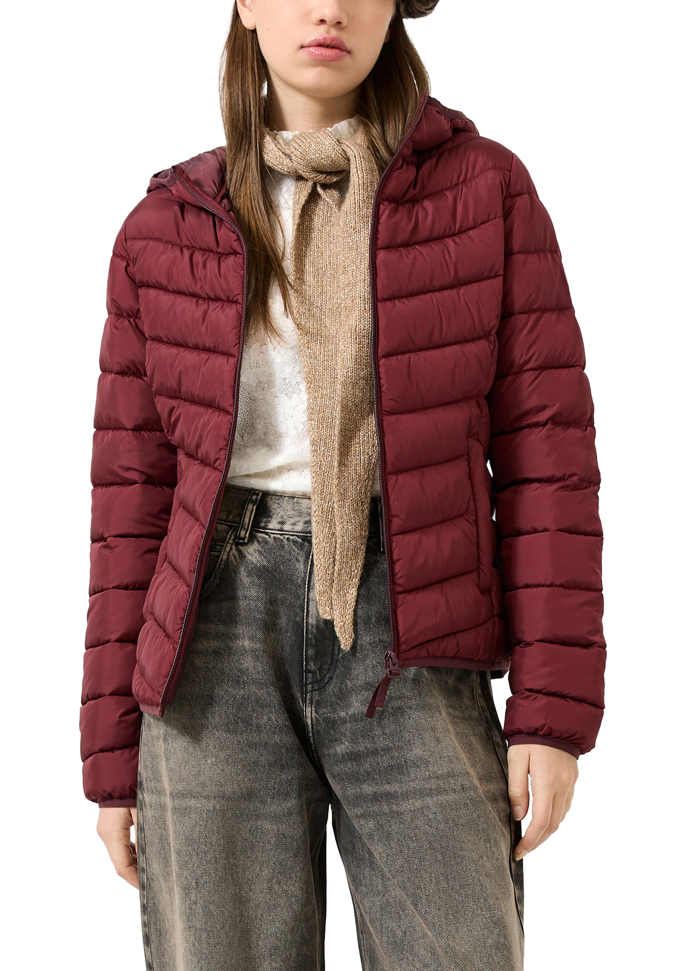 QS Veste matelassée avec capuche Winterjacke mit Kapuze