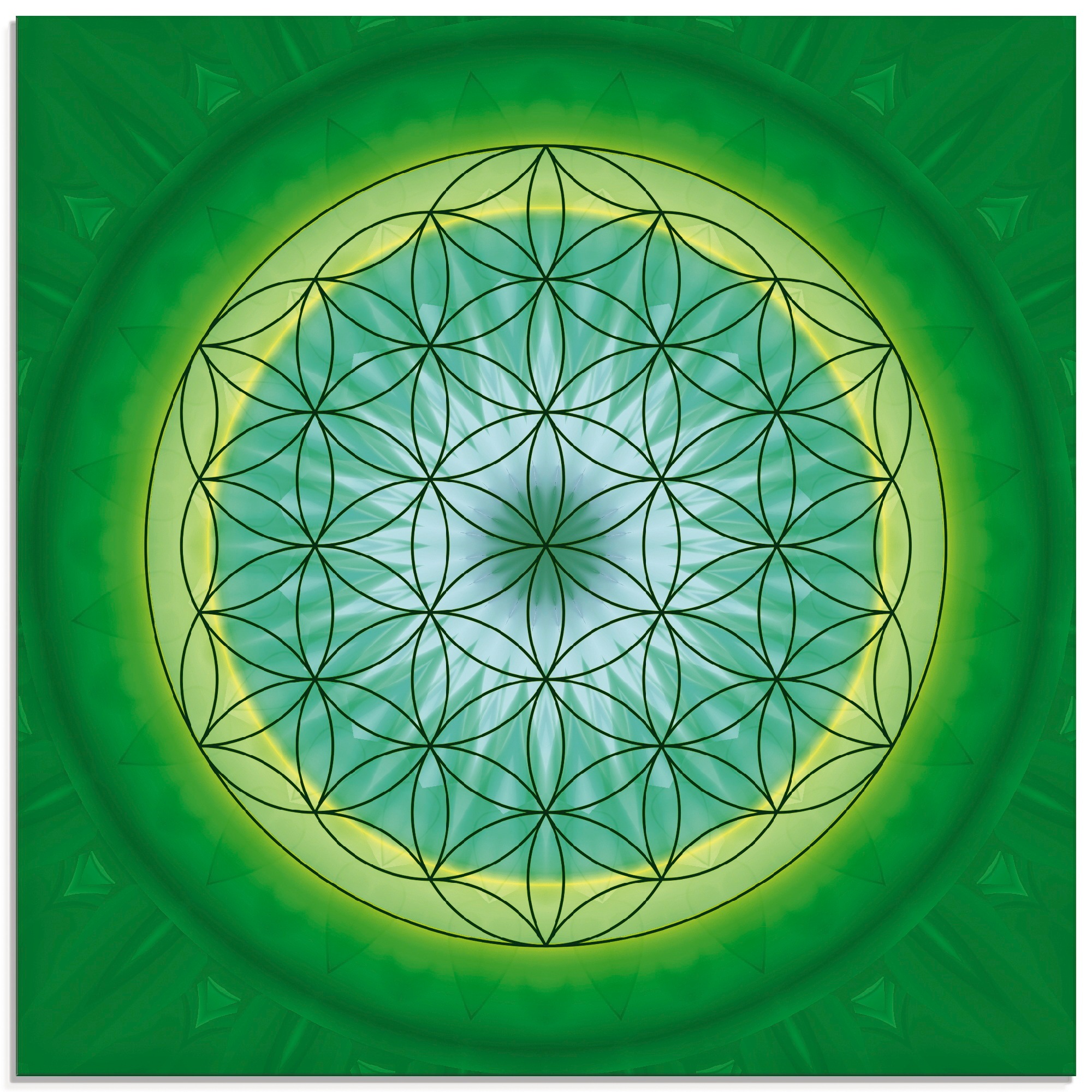 Artland "Blume des Lebens 3" Muster 1 Stk. tlg. in verschiedenen Grössen