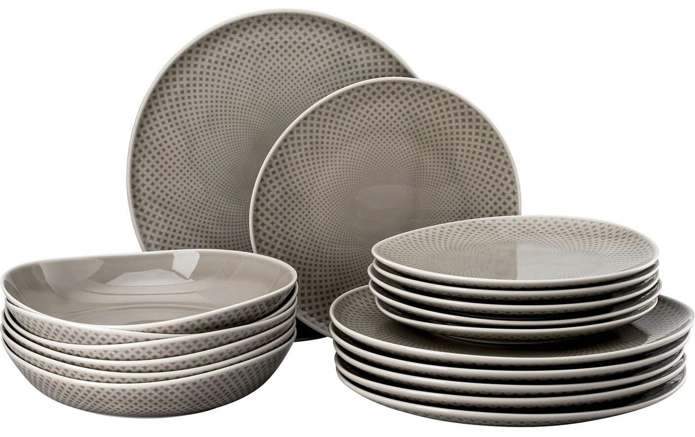 Image of Rosenthal Speiseteller "Junto Pearl Set 18-teilig"