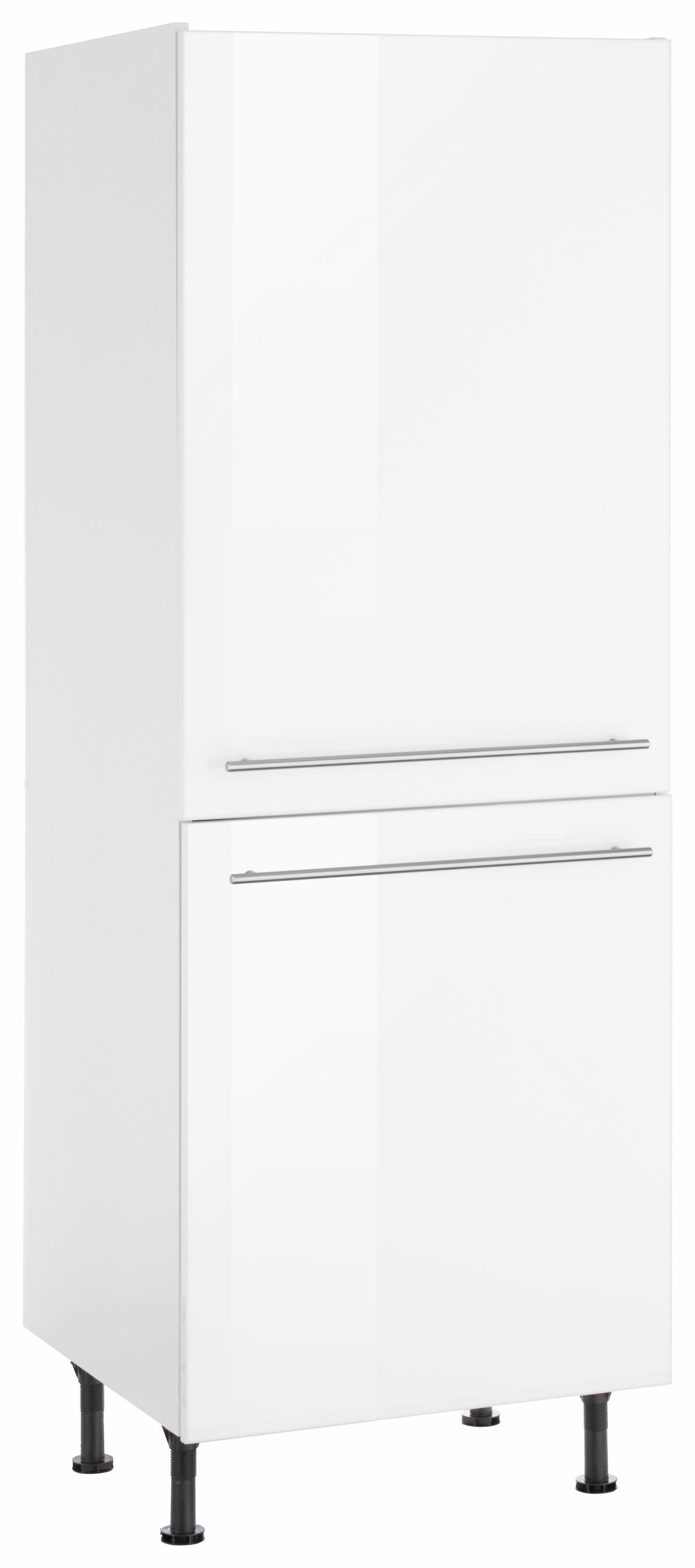 Image of OPTIFIT Kühlumbauschrank »Bern«, 60 cm breit, 176 cm hoch, mit höhenverstellbaren Stellfüssen, mit Metallgriffen, geeignet für Einbaukühlschränke Nischenmass 88 bei Ackermann Versand Schweiz