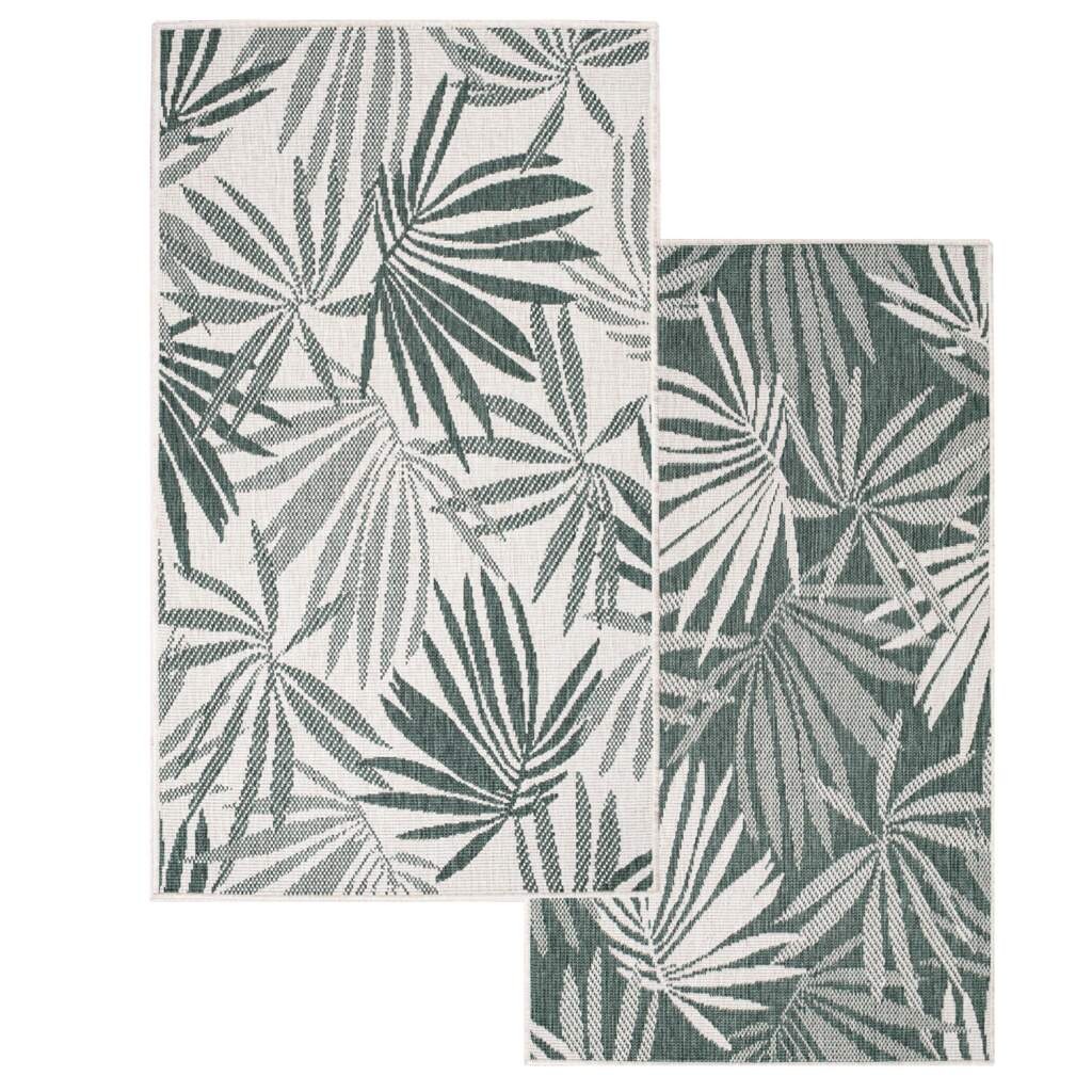 Carpet City Outdoorteppich »DUO RUG 5771« rechteckig 5 mm Höhe Wendeteppich Wetterfest In- & Outdoor, Balkon, Terrasse, Wohnzimmer