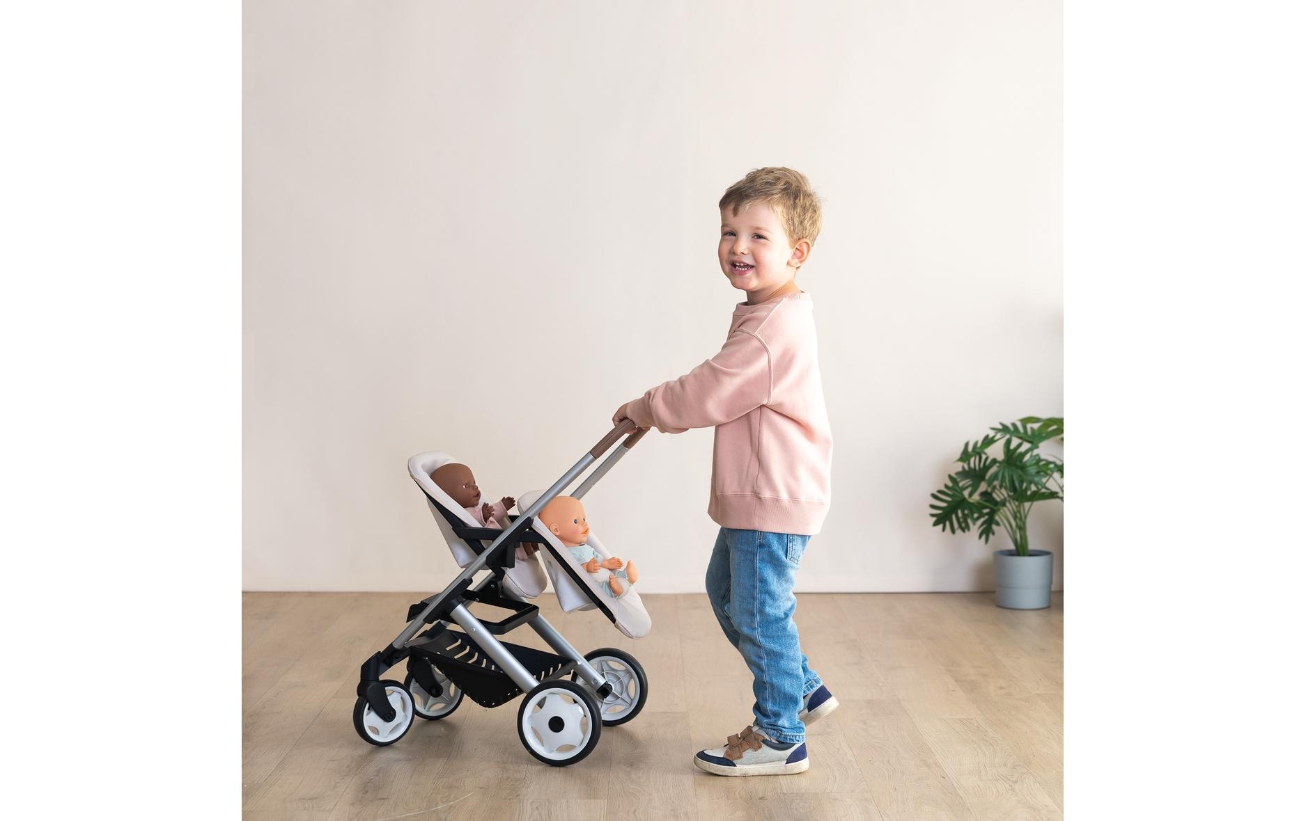 Smoby Poussette jumelle pour poupée »Maxi Cosi«