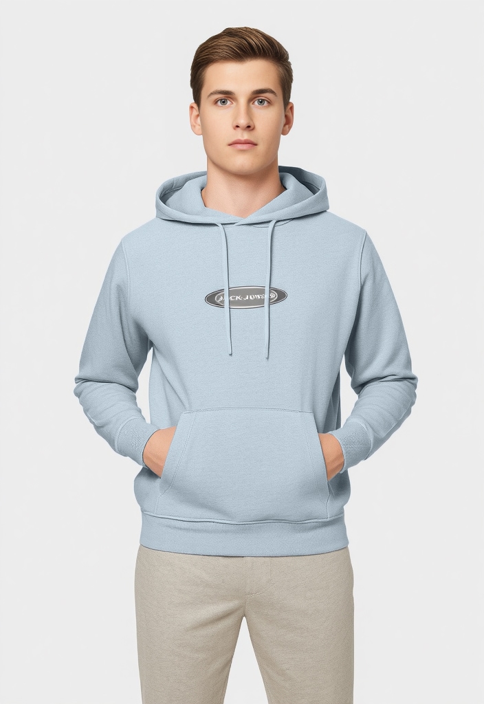 Image of Jack & Jones Hoodie "JCOPACER LOGO PRINT SWEAT HOOD"