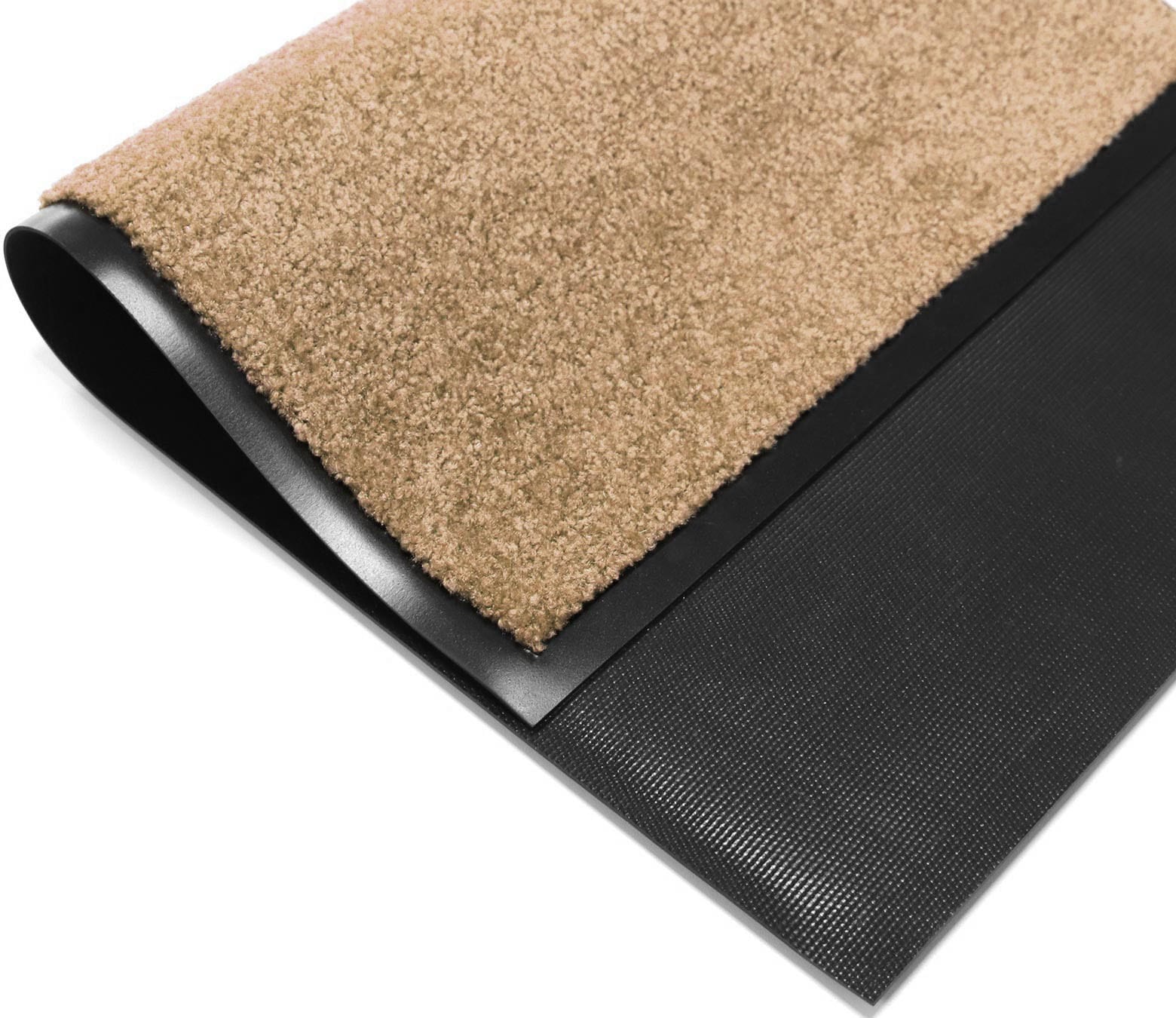 Primaflor-Ideen in Textil Fussmatte »Schmutzfangmatte CLEAN PRO, Made in Belgium«, rechteckig, 8 mm Höhe, Uni-Farben, UV-beständig, strapazierfähig, waschbar