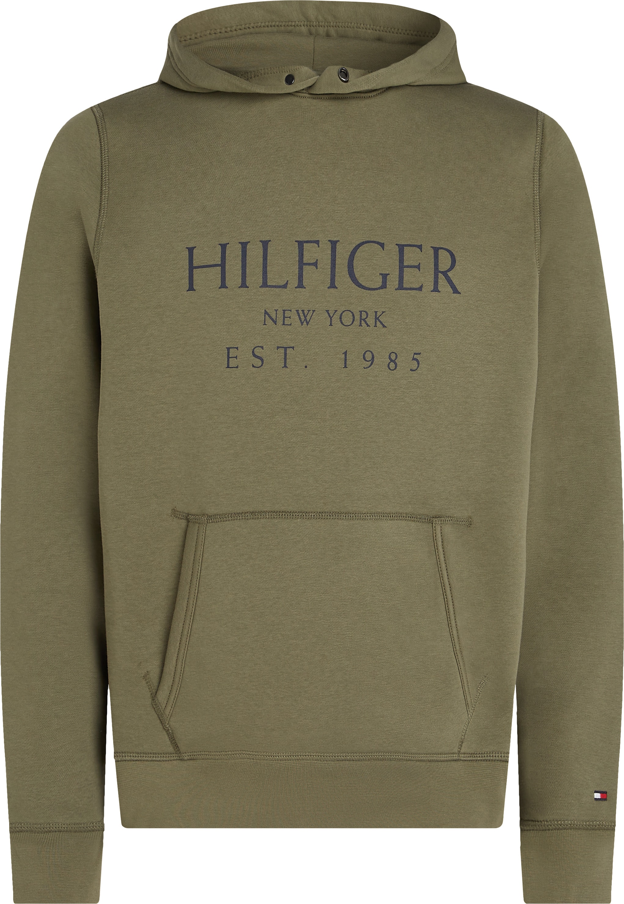 Tommy Hilfiger Big & Tall Hoodie »BT-BIG HILFIGER HOODY-B«, in Grossen Grössen, mit Logostickerei am Ärmel